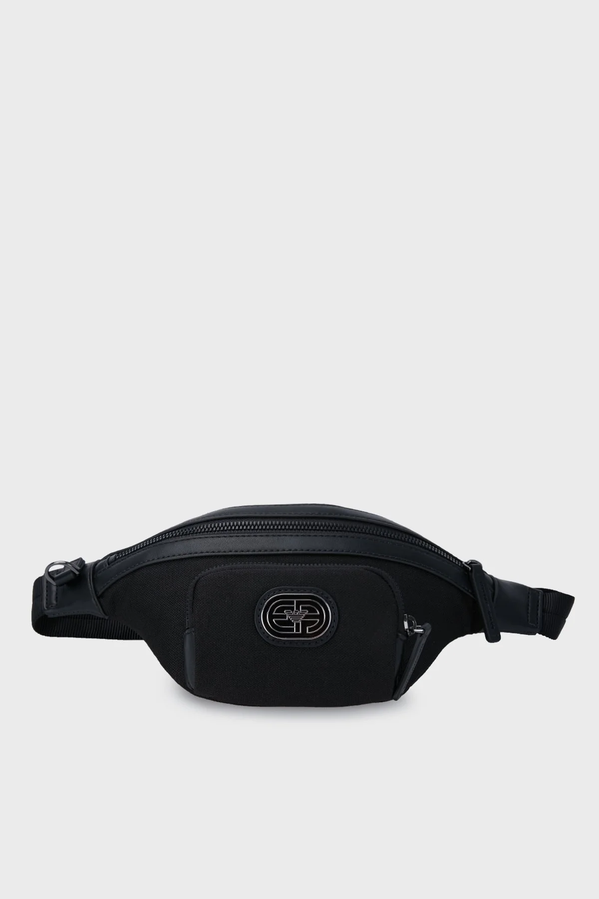Emporio Armani Logolu Ayarlanabilir Askılı Fermuarlı Erkek Bel Çantası S Y4O344 Y075J 81073 SİYAH - 1