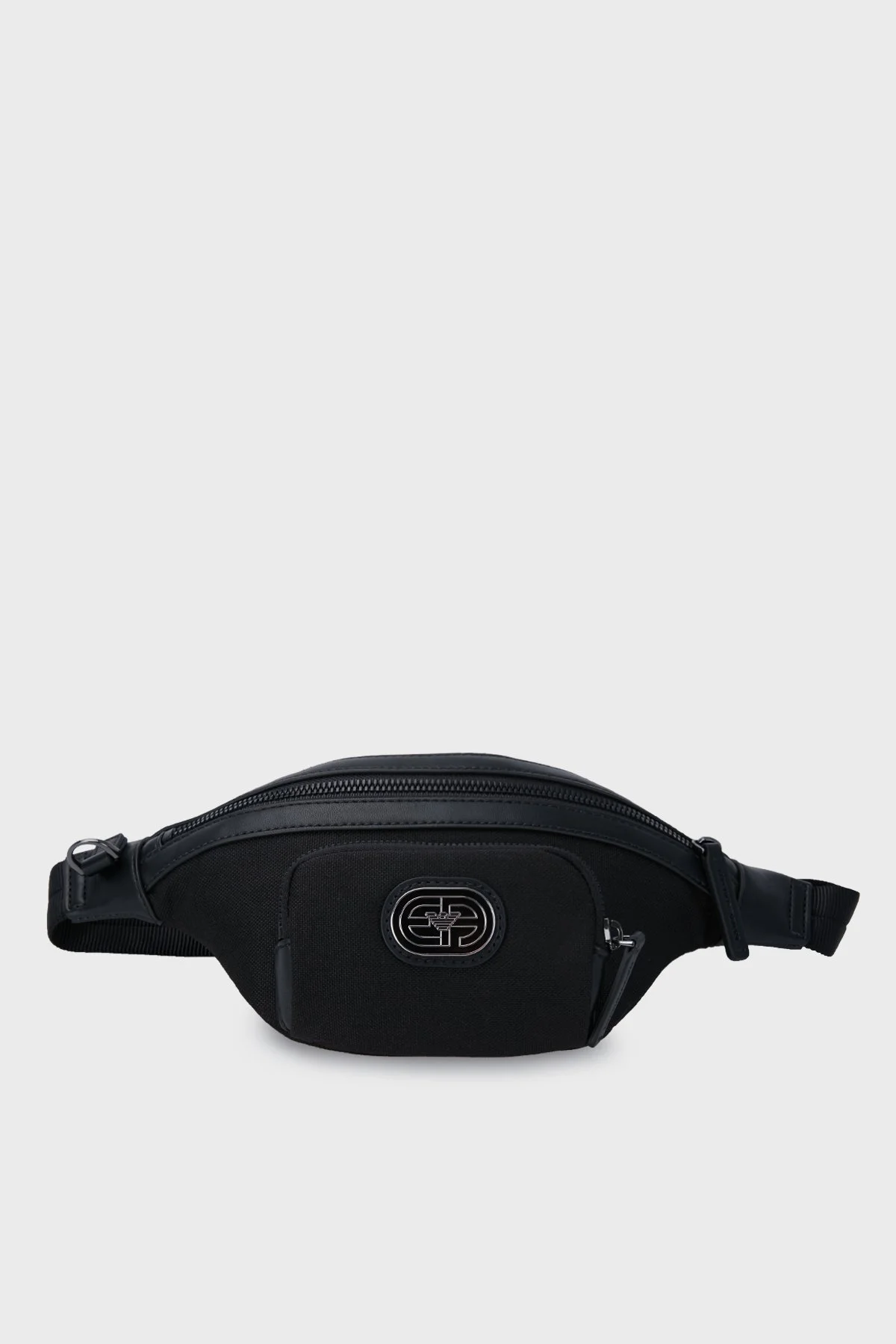 Emporio Armani Logolu Ayarlanabilir Askılı Fermuarlı Erkek Bel Çantası S Y4O344 Y075J 81073 SİYAH - 1