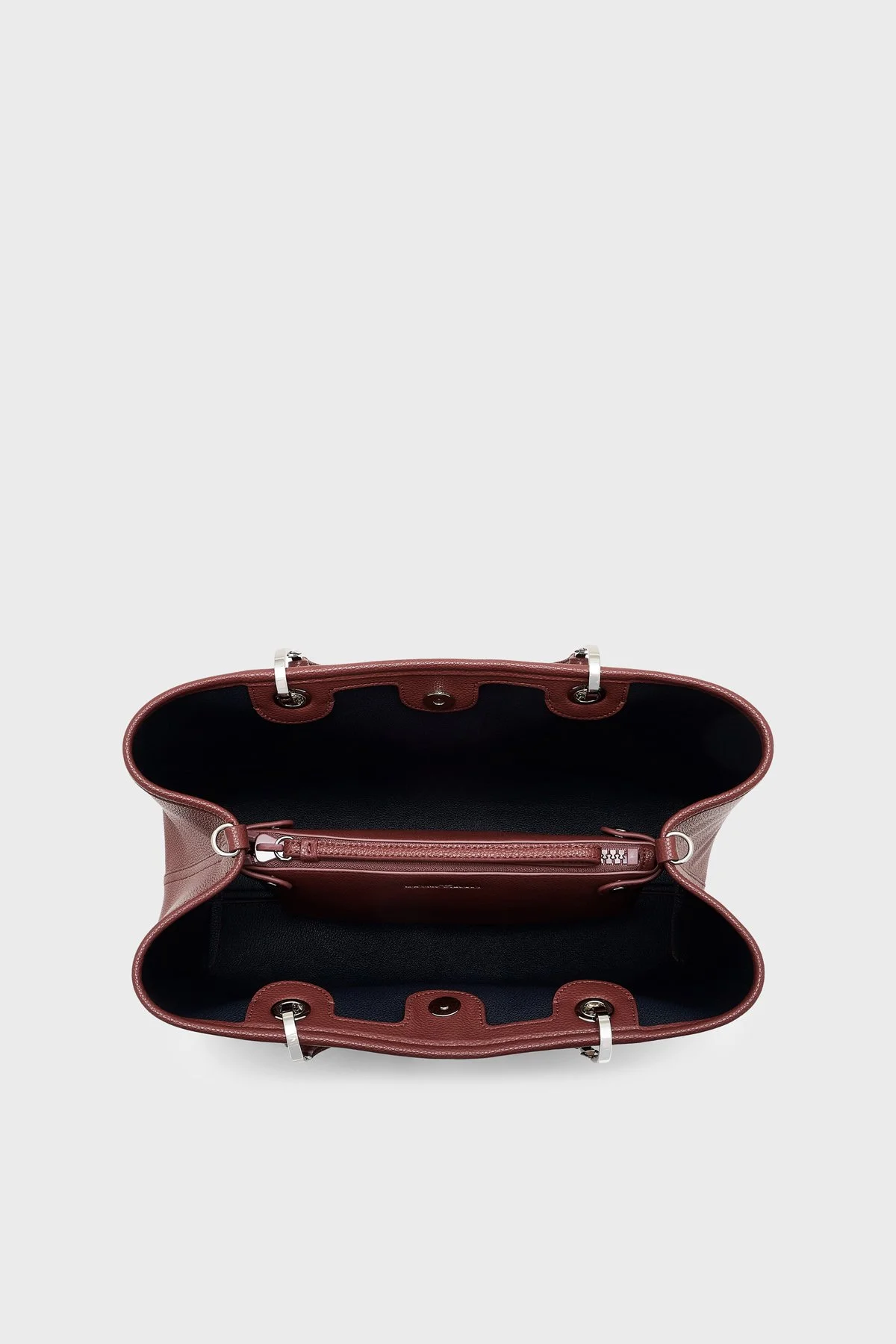 Emporio Armani Logolu Ayarlanabilir Askılı Kadın Çanta EW000360 AF12036 M6453 Bordo - 7