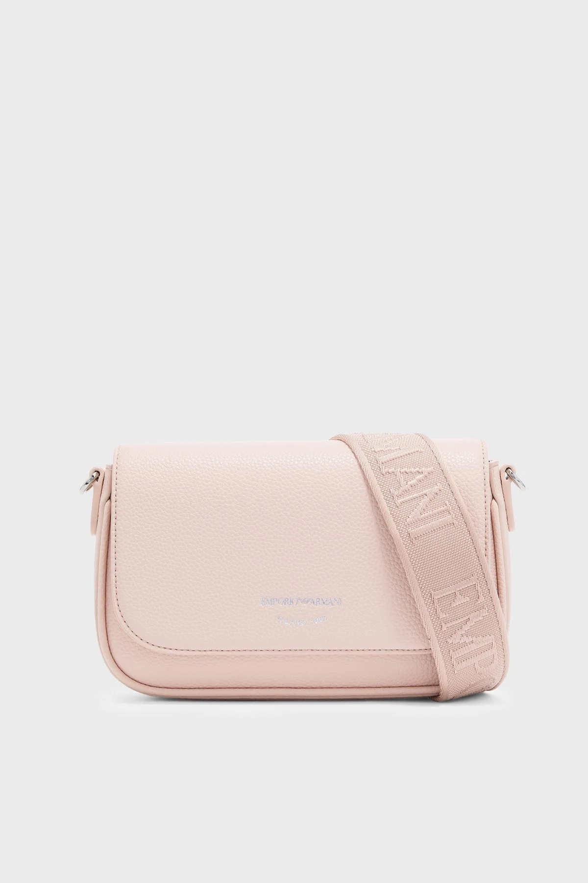 Emporio Armani Logolu Ayarlanabilir Askılı Kadın Çanta EW000538 AF12036 M1332 PUDRA - 1