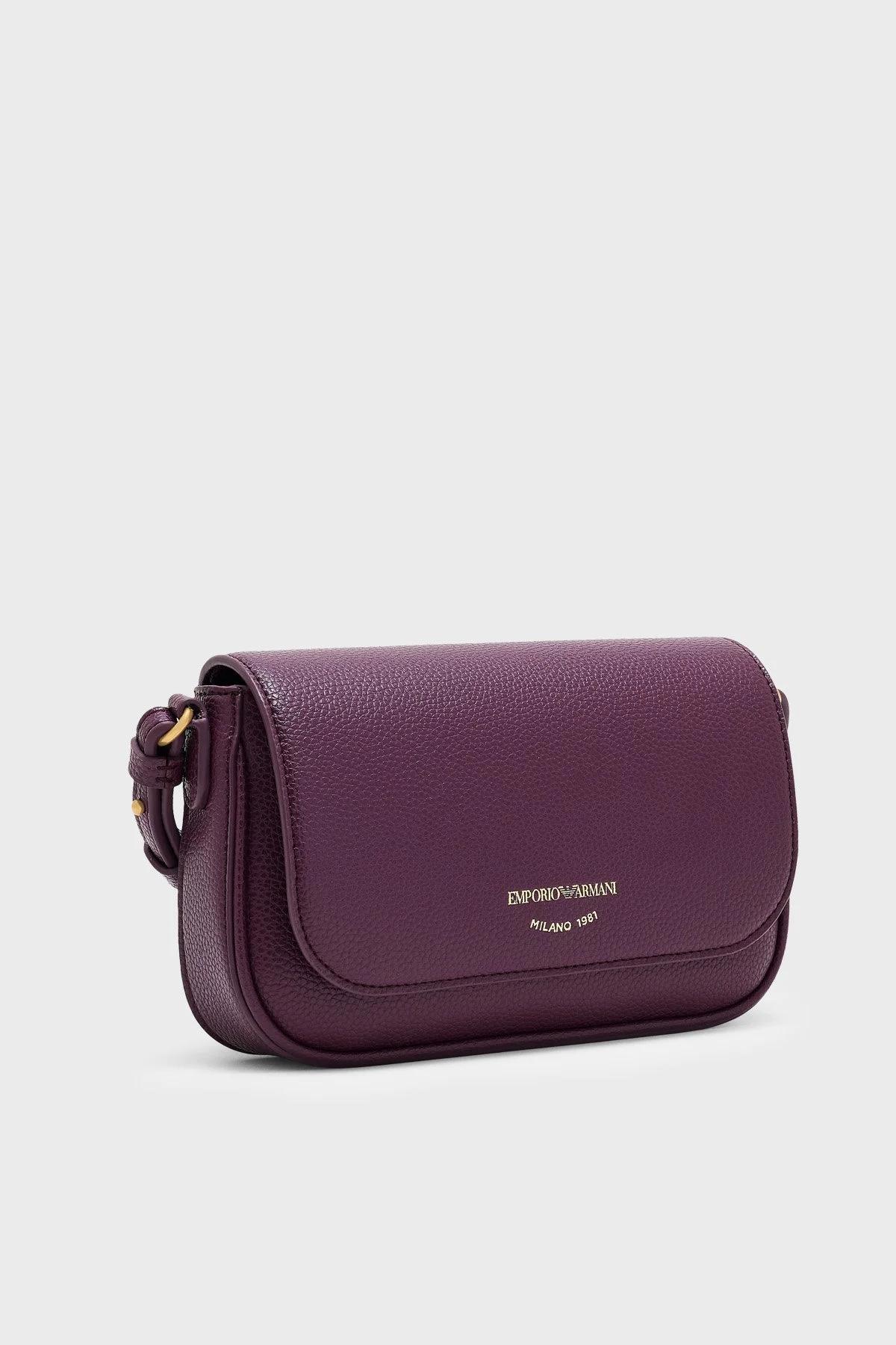 Emporio Armani Logolu Ayarlanabilir Askılı Kadın Çanta EW000538 AF12036 MA149 Mürdüm - 4