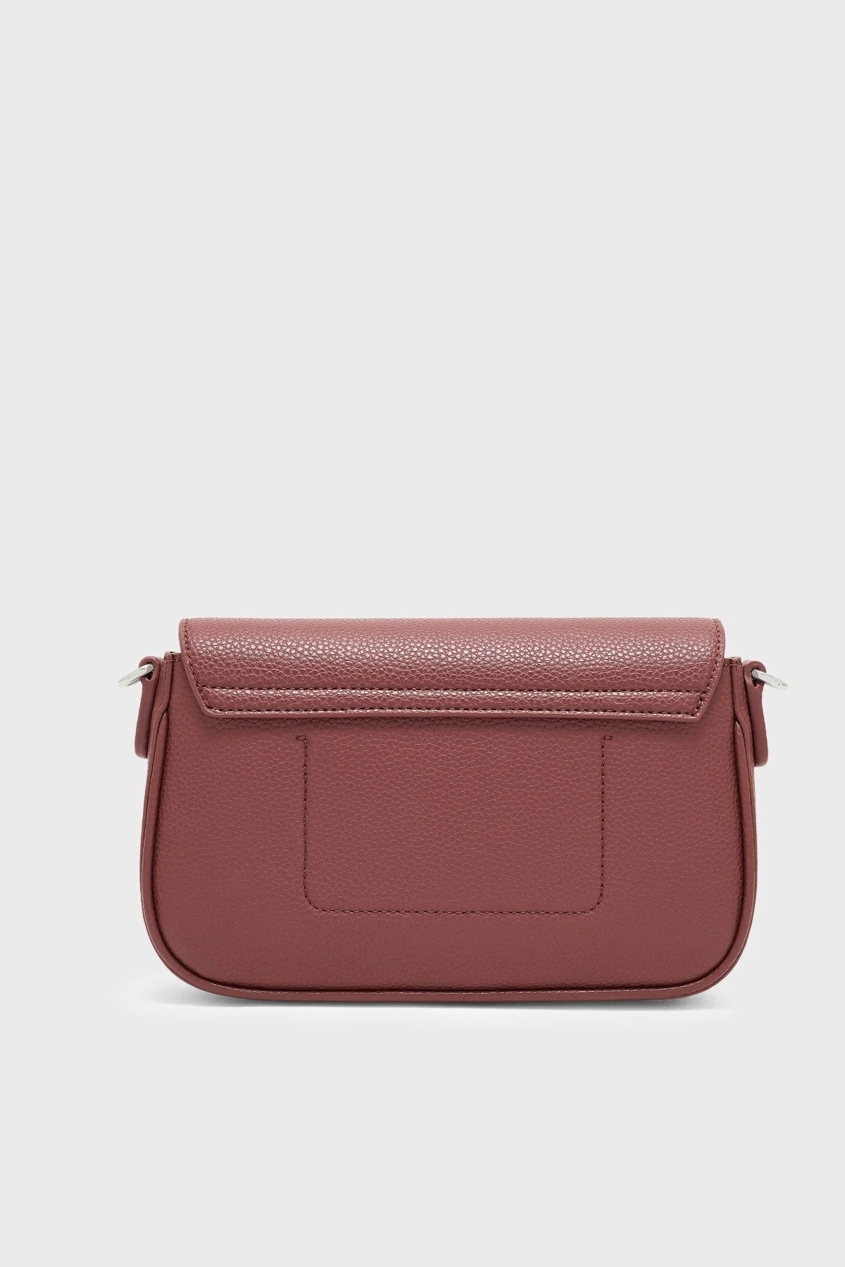 Emporio Armani Logolu Ayarlanabilir Omuz Askılı Kadın Çanta EW000538 AF12036 M6453 Bordo - 3