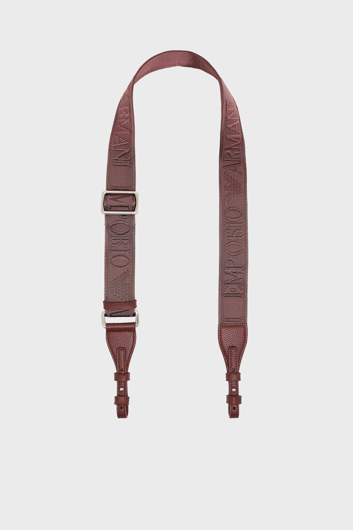 Emporio Armani Logolu Ayarlanabilir Omuz Askılı Kadın Çanta EW000538 AF12036 M6453 Bordo - 6
