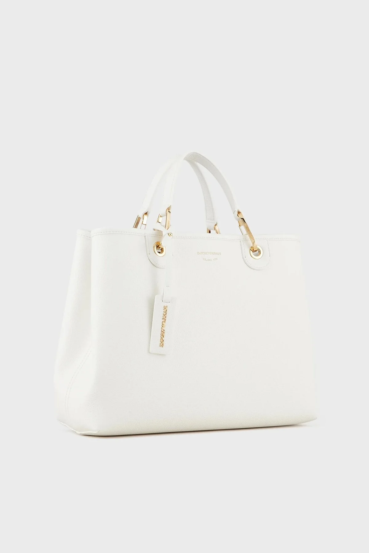 Emporio Armani Logolu Ayarlanabilir Uzatma Askılı Bayan Çanta Y3D165 YFO5B 85219 BEYAZ - 10