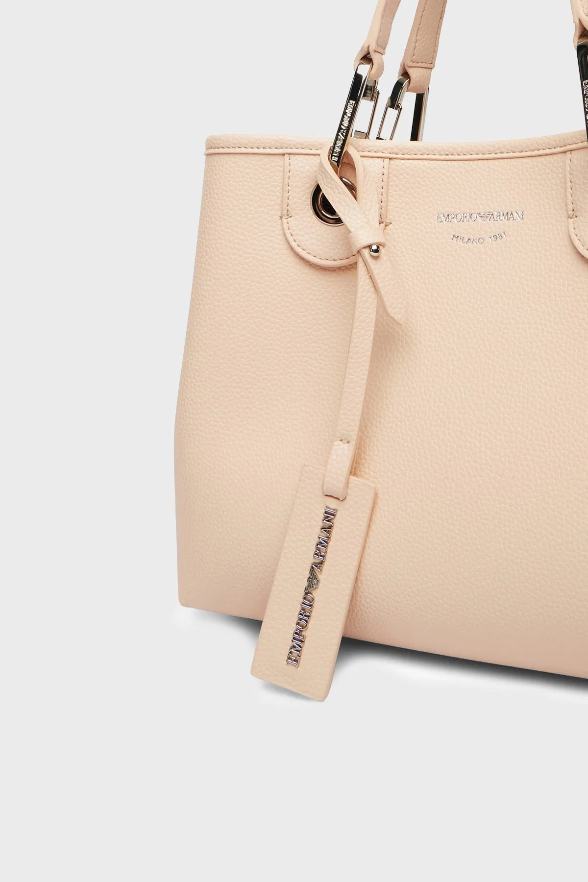 Emporio Armani Logolu Ayarlanabilir ve Çıkarilabilir Askılı Kadın Çanta EW000361 AF12036 M1332 PUDRA - 6