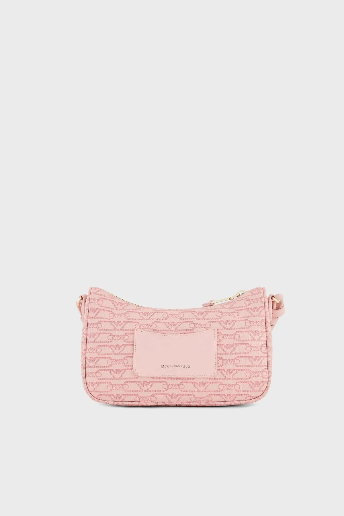 Emporio Armani Logolu Ayarlanabilir ve Çıkarılabilir Çapraz Askılı Bayan Çanta EW000539 AF11951 F4013 PEMBE - 4
