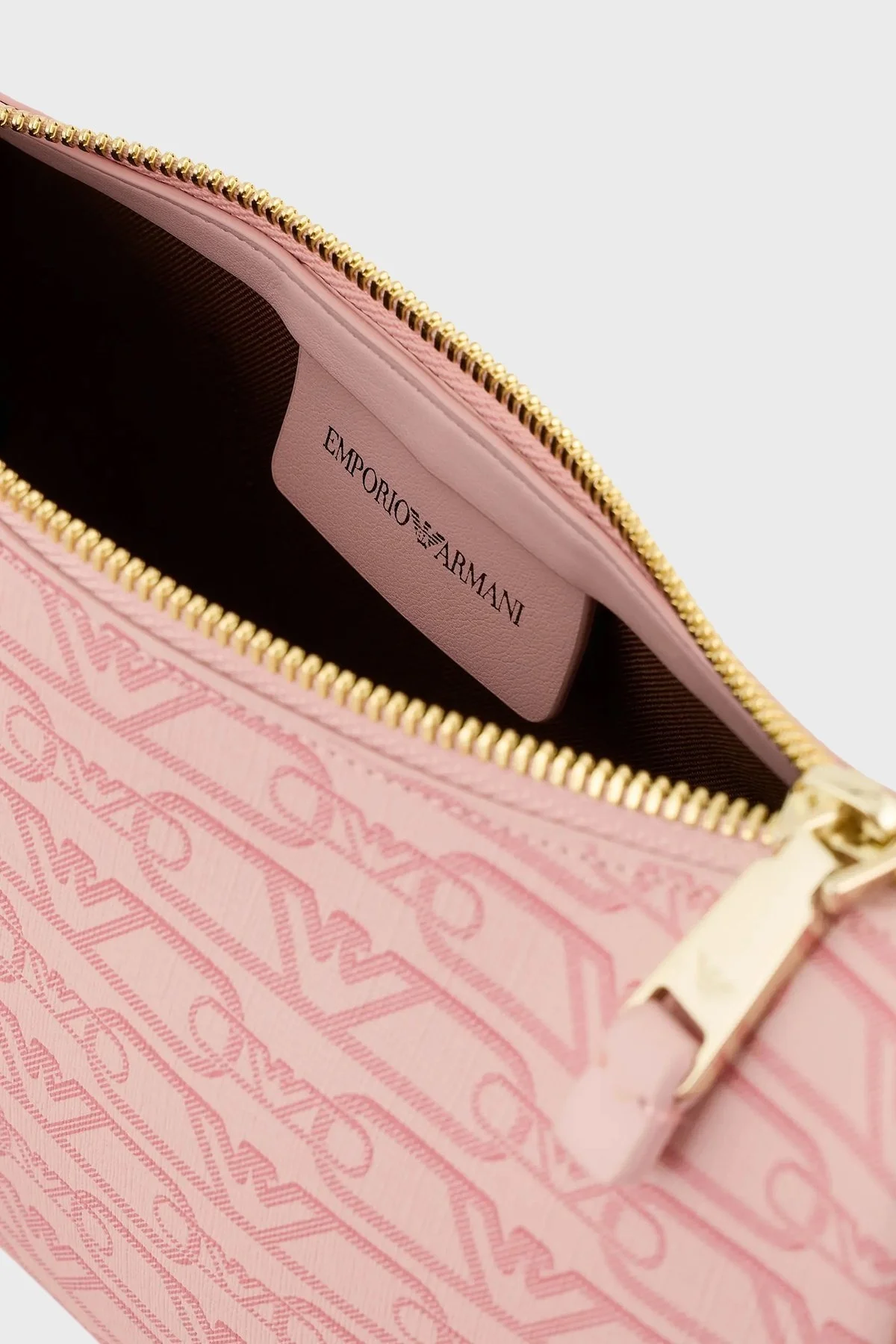 Emporio Armani Logolu Ayarlanabilir ve Çıkarılabilir Çapraz Askılı Bayan Çanta EW000539 AF11951 F4013 PEMBE - 6