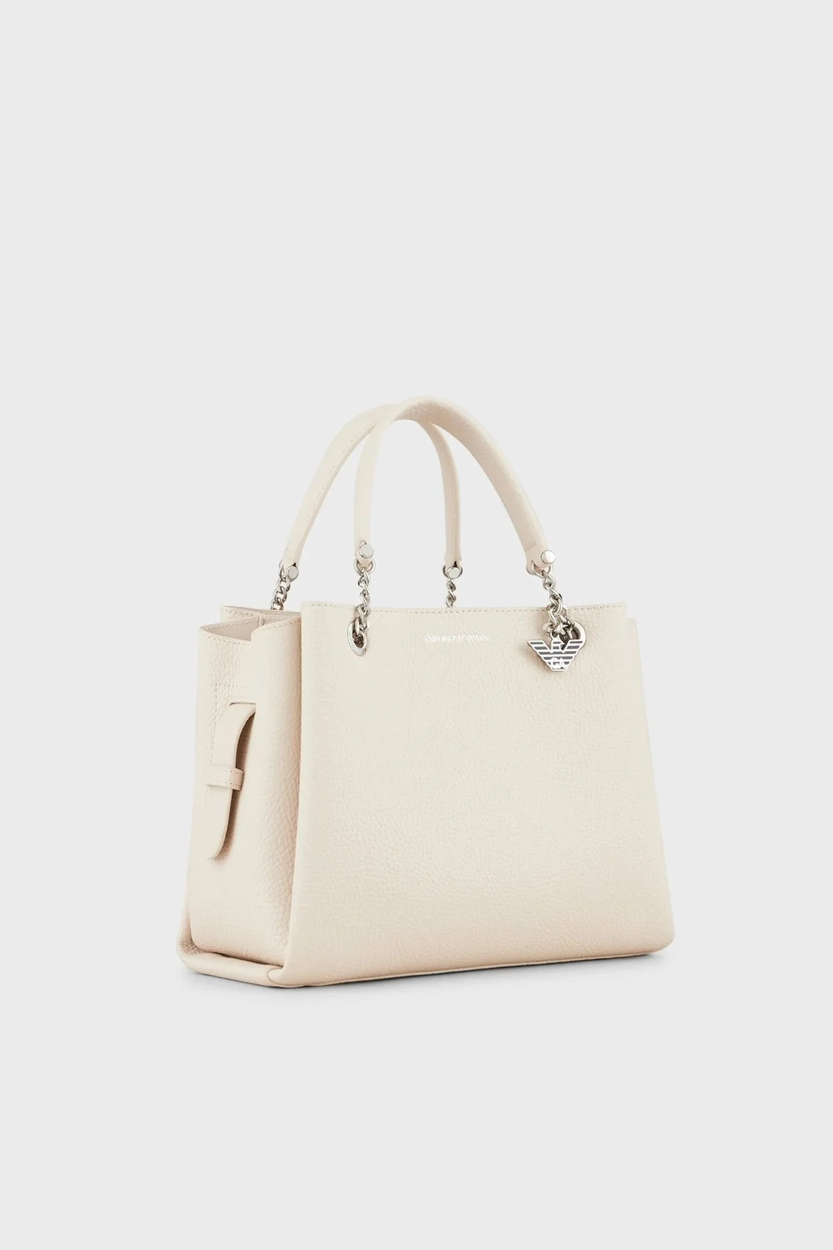 Emporio Armani Logolu Ayarlanabilir ve Çıkarılabilir Omuz Askılı Bayan Çanta Y3D159 YFN6E 87421 EKRU - 4