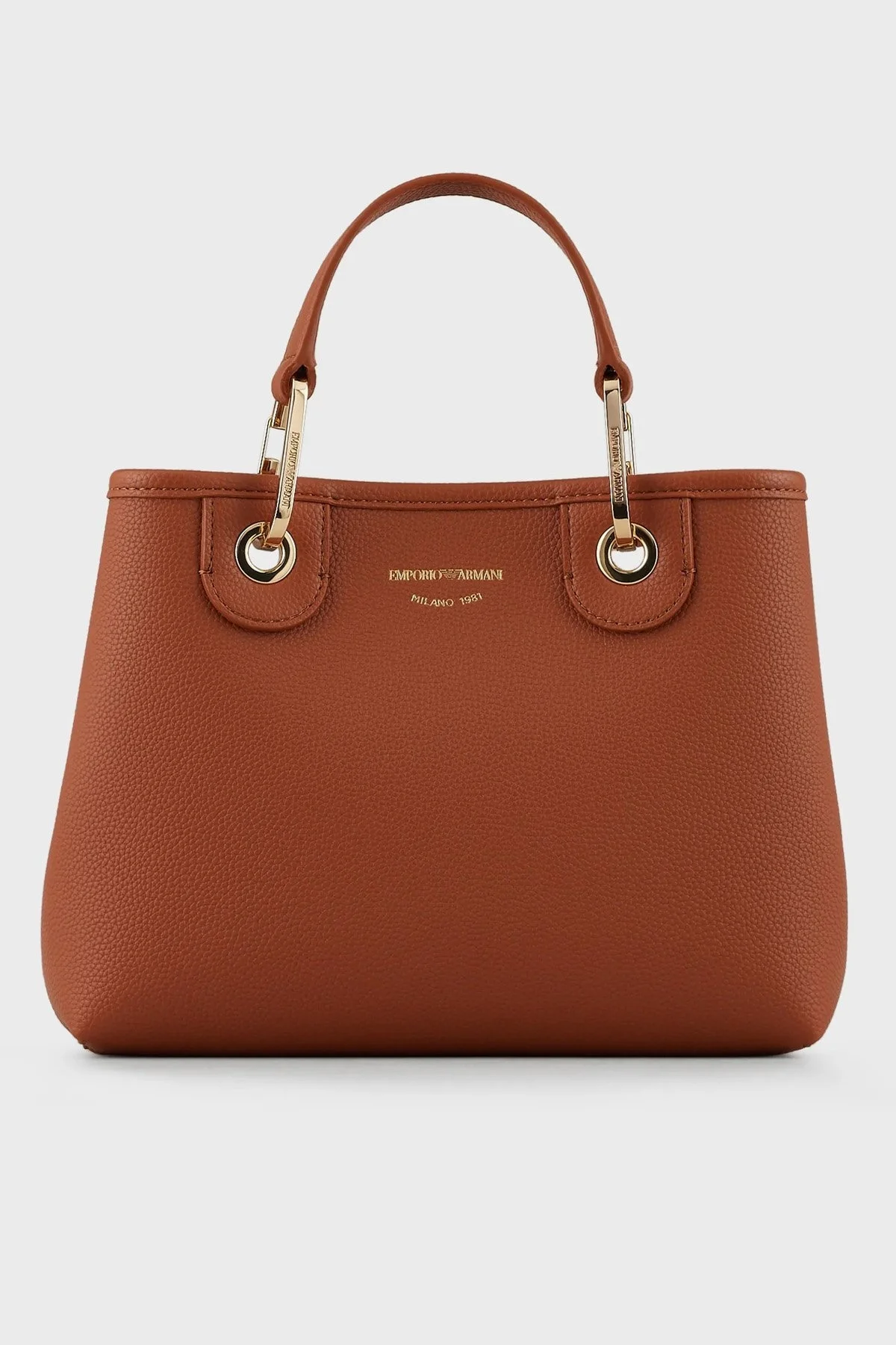 Emporio Armani Logolu Ayarlanabilir ve Çıkarılabilir Omuz Askılı Bayan Çanta Y3D166 YFO5B 85550 TABA - 1