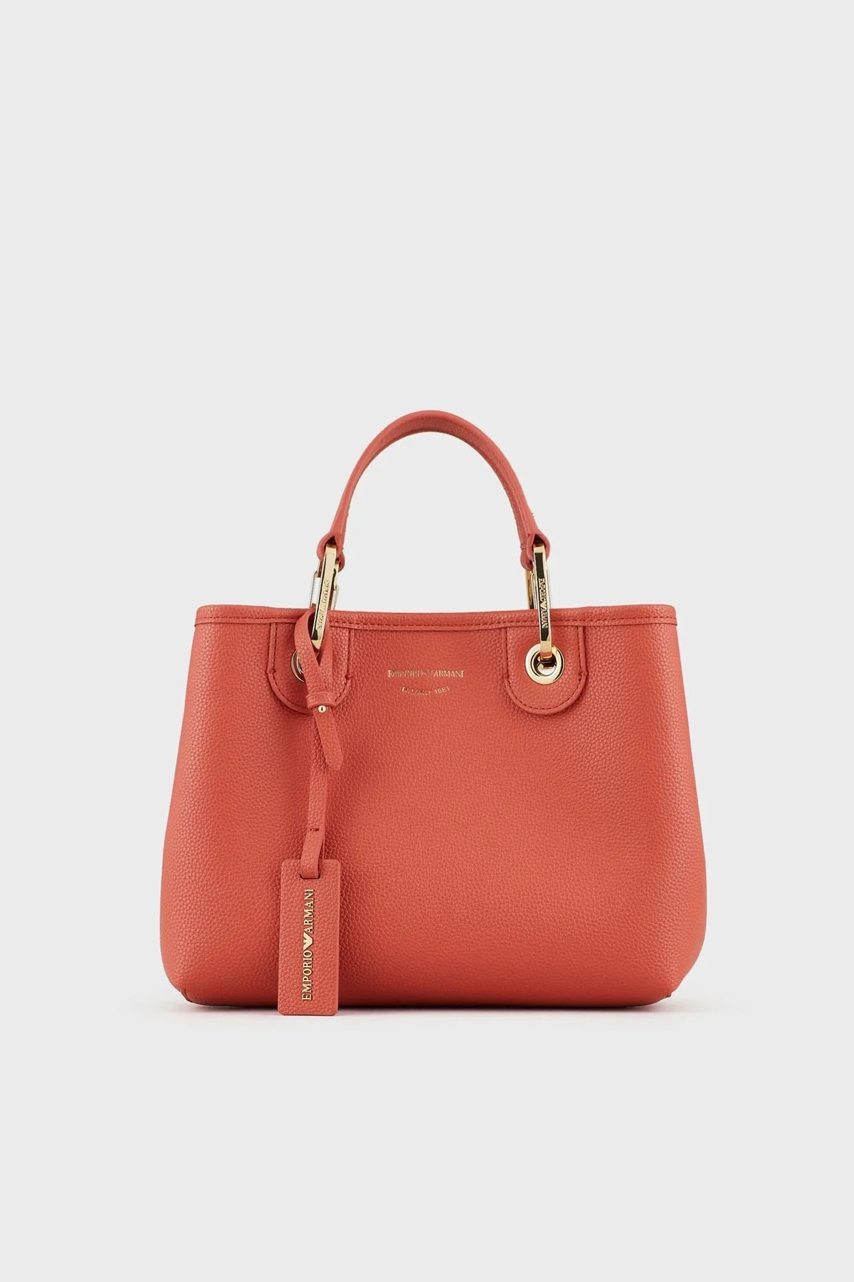 Emporio Armani Logolu Ayarlanabilir ve Çıkarılabilir Omuz Askılı Bayan Çanta Y3D166 YFO5B 89612 KİREMİT - 1