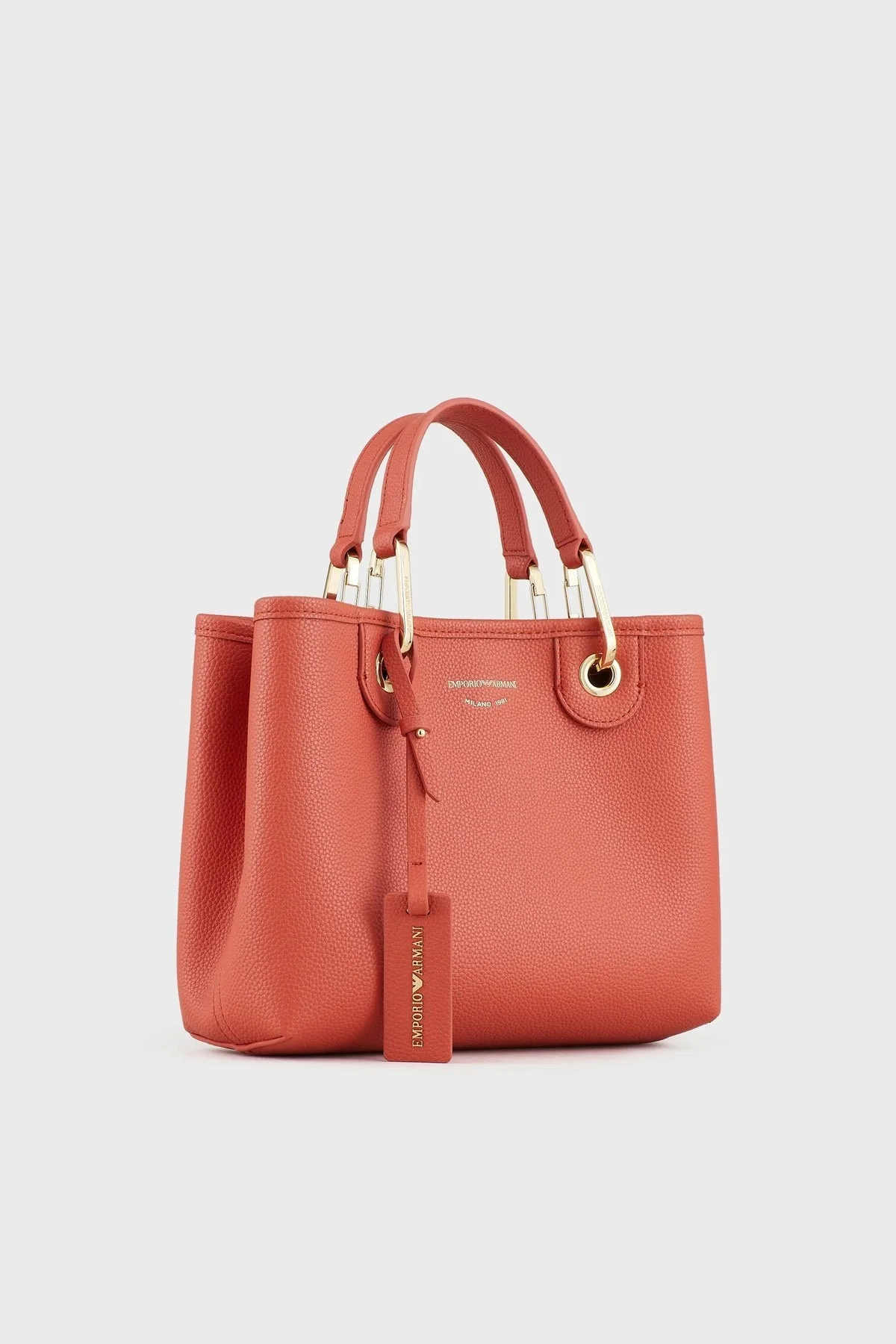 Emporio Armani Logolu Ayarlanabilir ve Çıkarılabilir Omuz Askılı Bayan Çanta Y3D166 YFO5B 89612 KİREMİT - 4