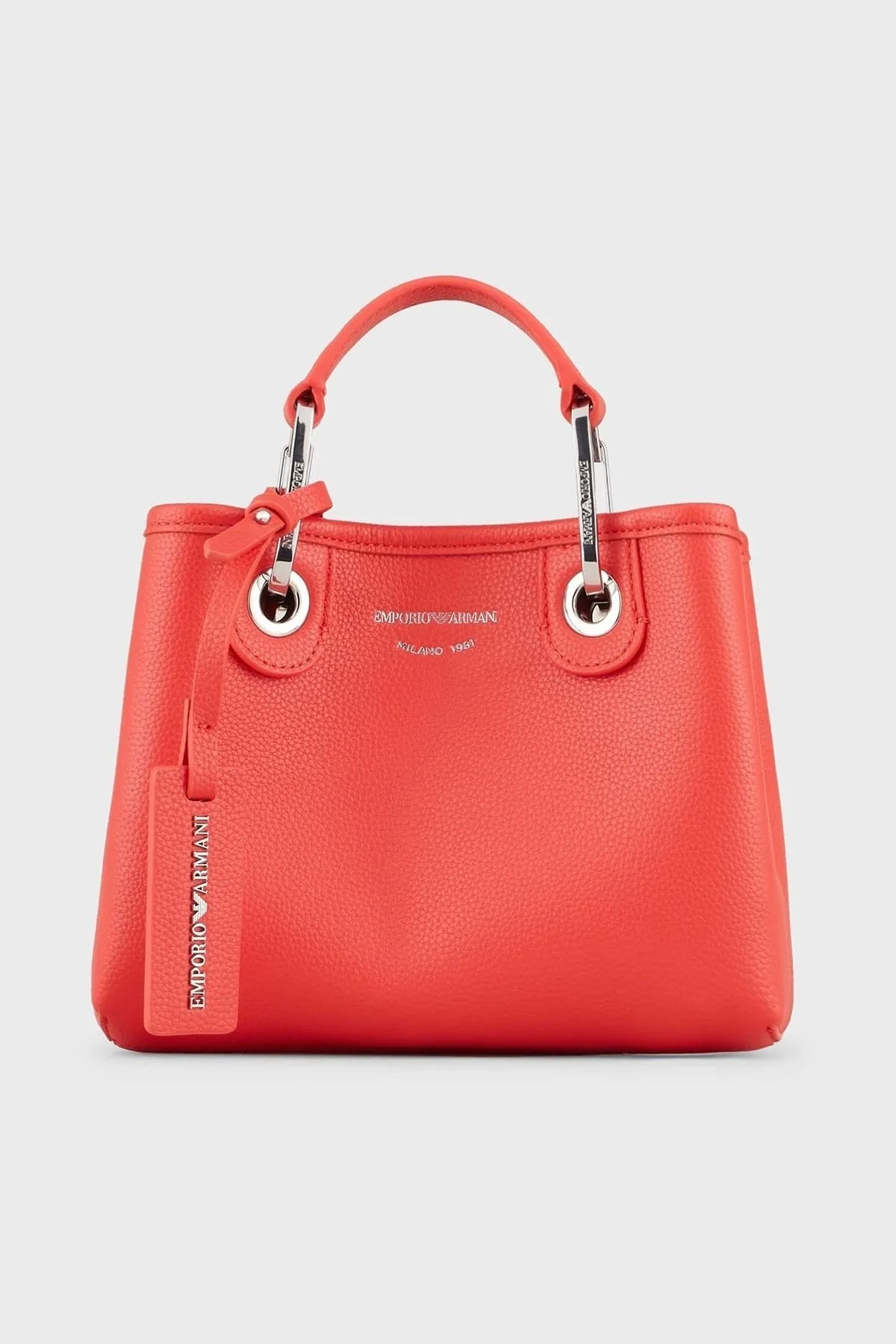 Emporio Armani Logolu Ayarlanabilir ve Çıkarılabilir Omuz Askılı Bayan Çanta Y3D176 YFO5E 87795 KIRMIZI - 1