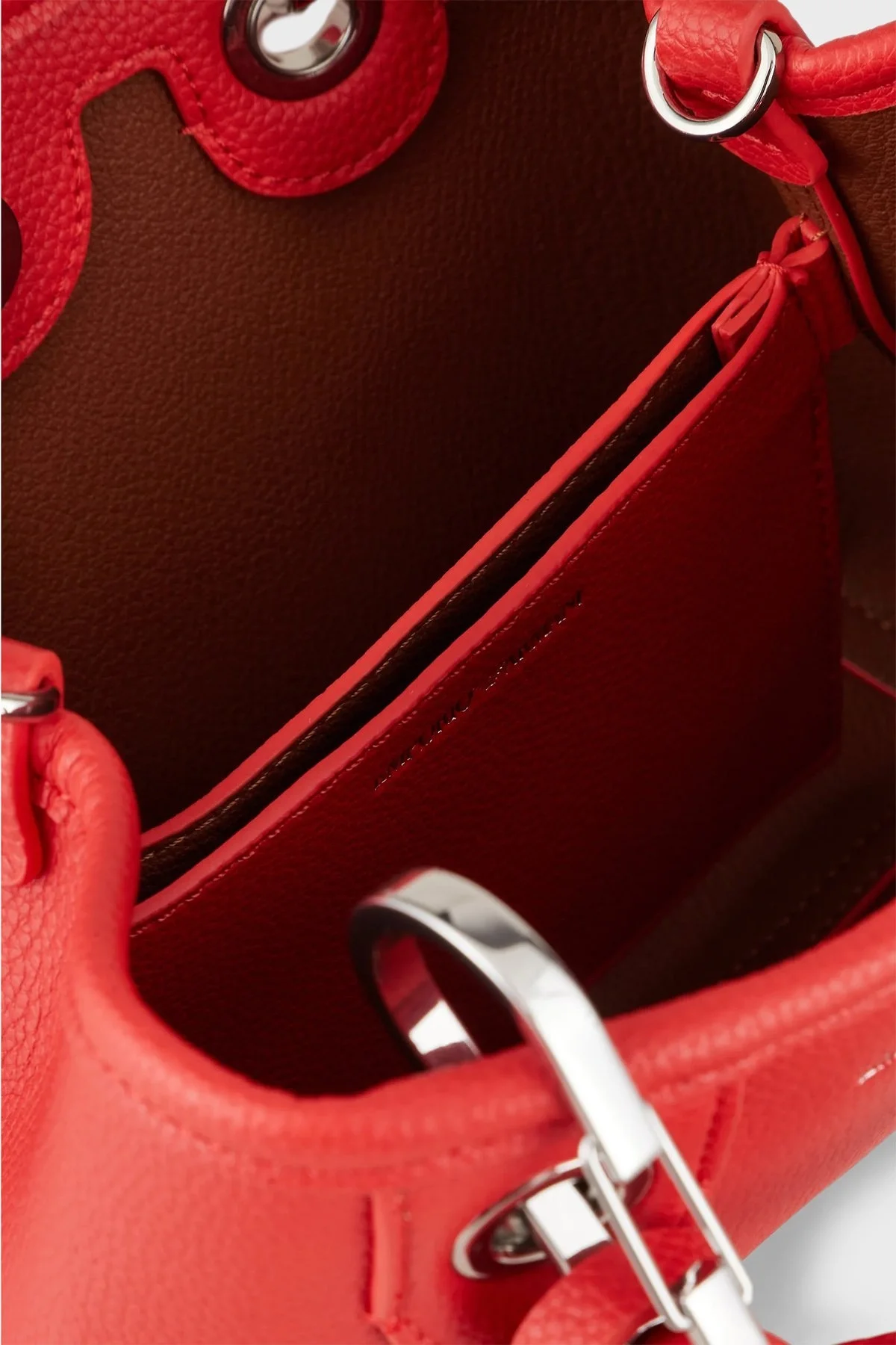 Emporio Armani Logolu Ayarlanabilir ve Çıkarılabilir Omuz Askılı Bayan Çanta Y3D176 YFO5E 87795 KIRMIZI - 6