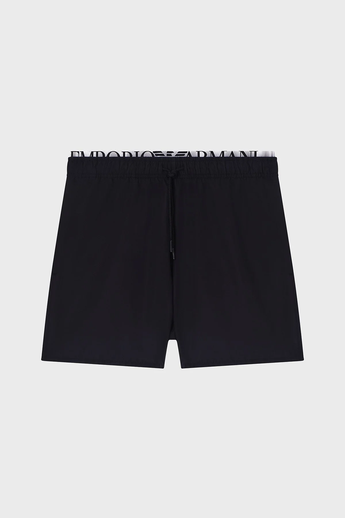 Emporio Armani Logolu Bağlamalı Mayo Short Erkek Deniz Şortu EM000686 AF20432 UC001 SİYAH - 3