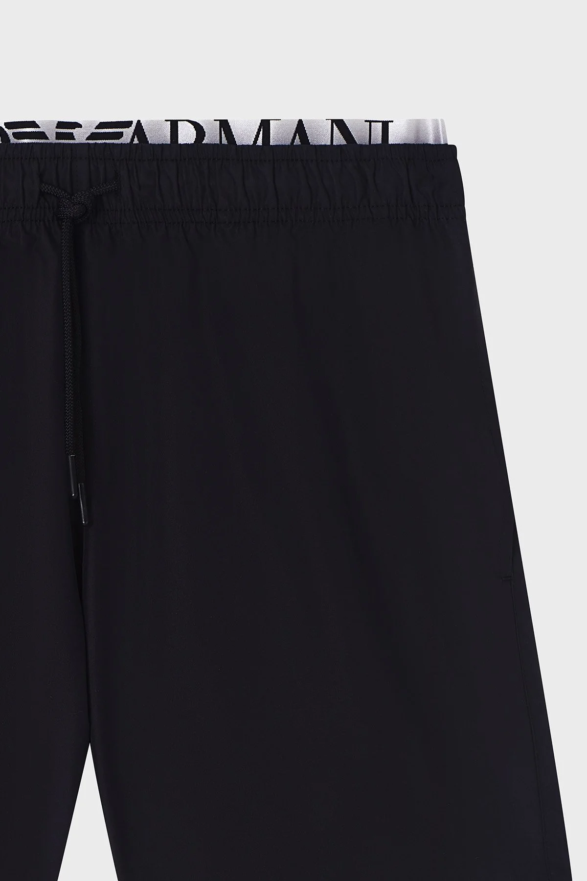 Emporio Armani Logolu Bağlamalı Mayo Short Erkek Deniz Şortu EM000686 AF20432 UC001 SİYAH - 4