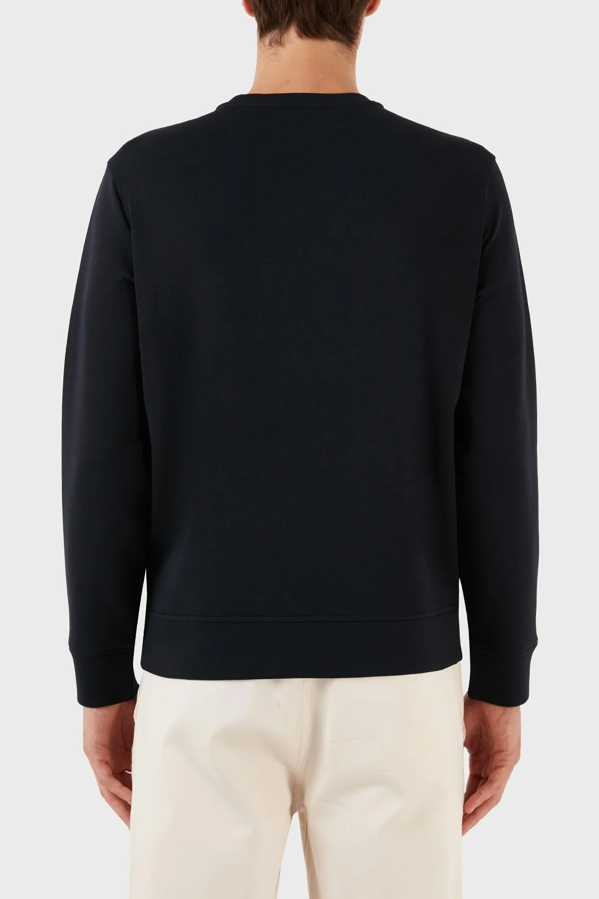 Emporio Armani Logolu Bisiklet Yaka Pamuklu Regular Fit Erkek Sweat 3R1MDB 1JHSZ 0920 LACİVERT - 2