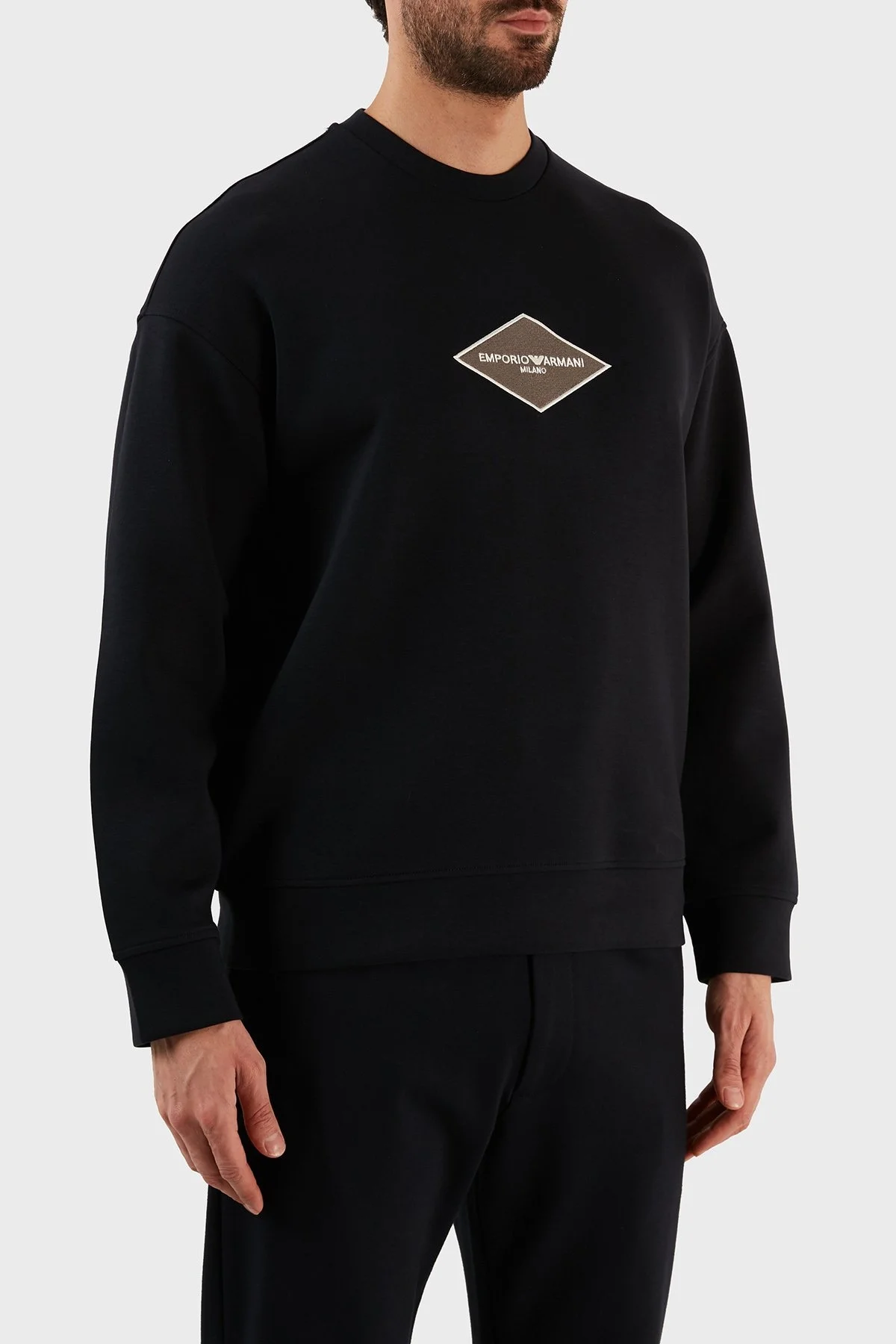 Emporio Armani Logolu Bisiklet Yaka Pamuklu Regular Fit Erkek Sweat 3R1MDD 1JHSZ 0920 LACİVERT - 3