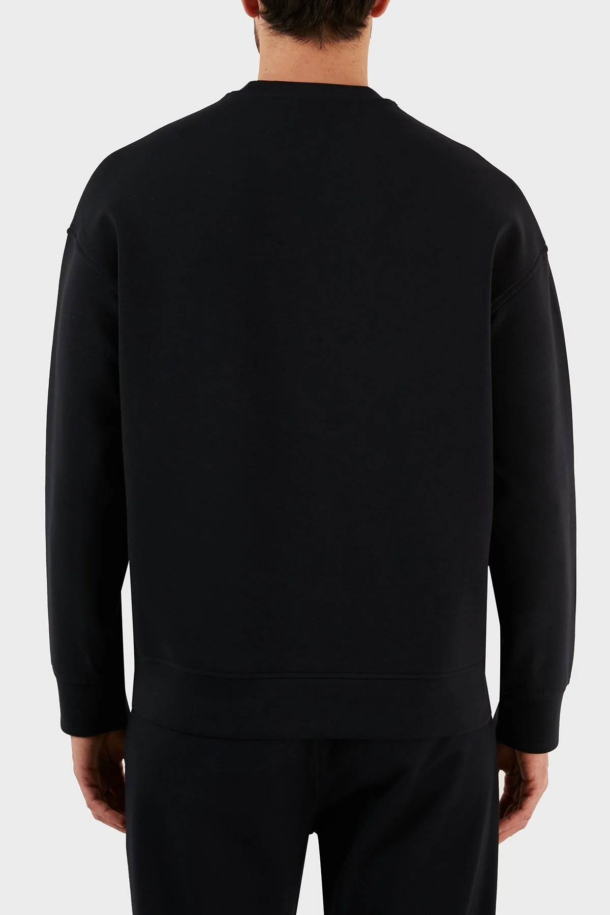 Emporio Armani Logolu Bisiklet Yaka Pamuklu Regular Fit Erkek Sweat 3R1MDD 1JHSZ 0920 LACİVERT - 5