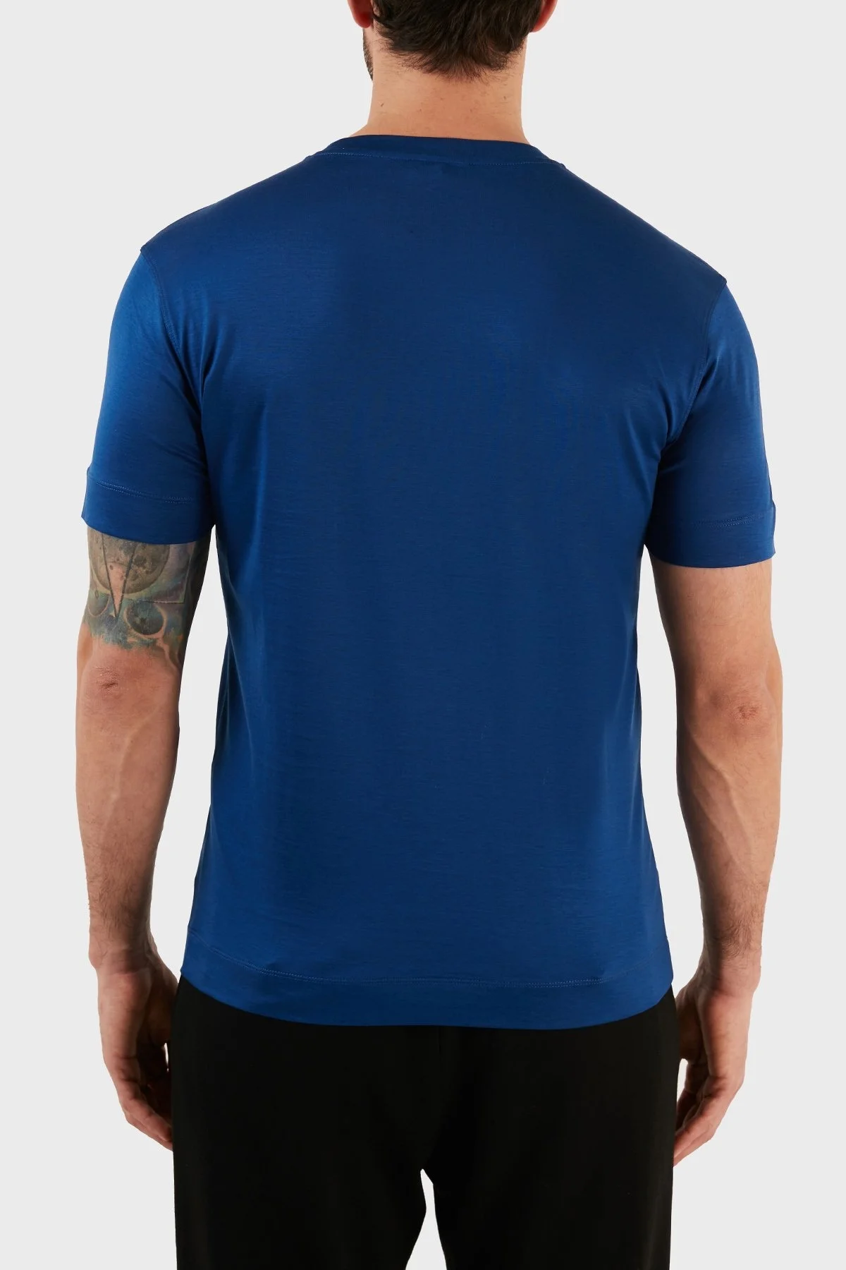 Emporio Armani Logolu Bisiklet Yaka Pamuklu Regular Fit Erkek T Shirt 3R1TBF 1JUVZ 0937 SAKS - 5