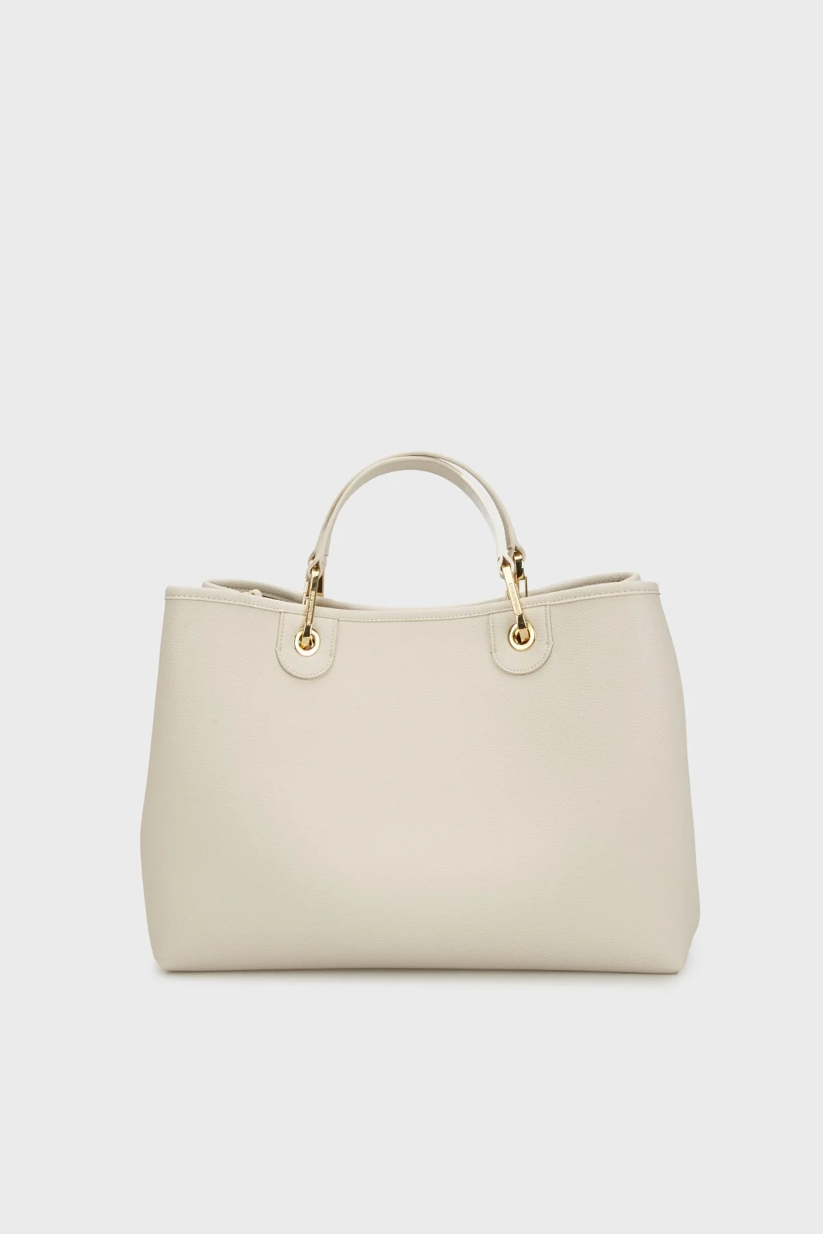 Emporio Armani Logolu Çıkarılabilir Askılı Bayan Çanta EW000360 AF12036 M1051 KREM - 2