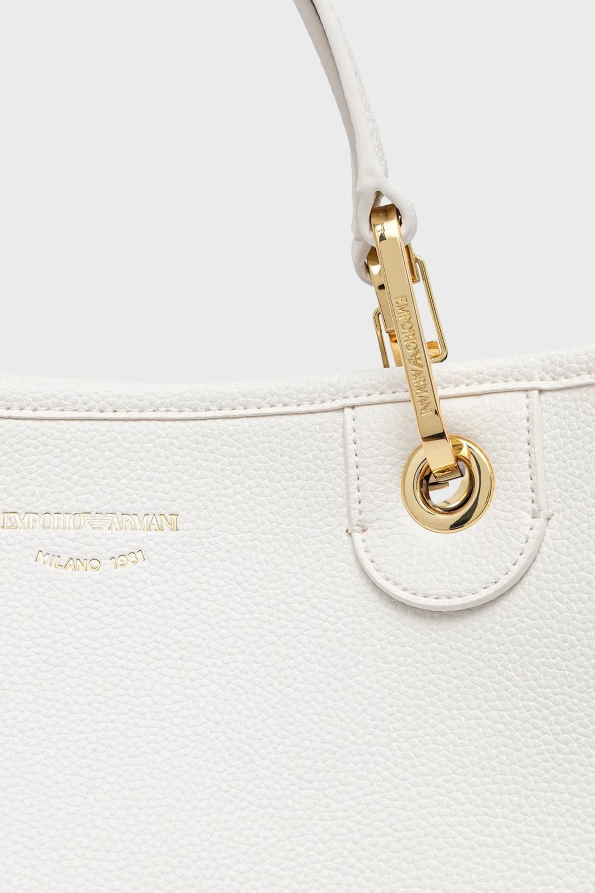 Emporio Armani Logolu Çıkarılabilir Askılı Bayan Çanta EW000360 AF12103 M0034 BEYAZ - 5