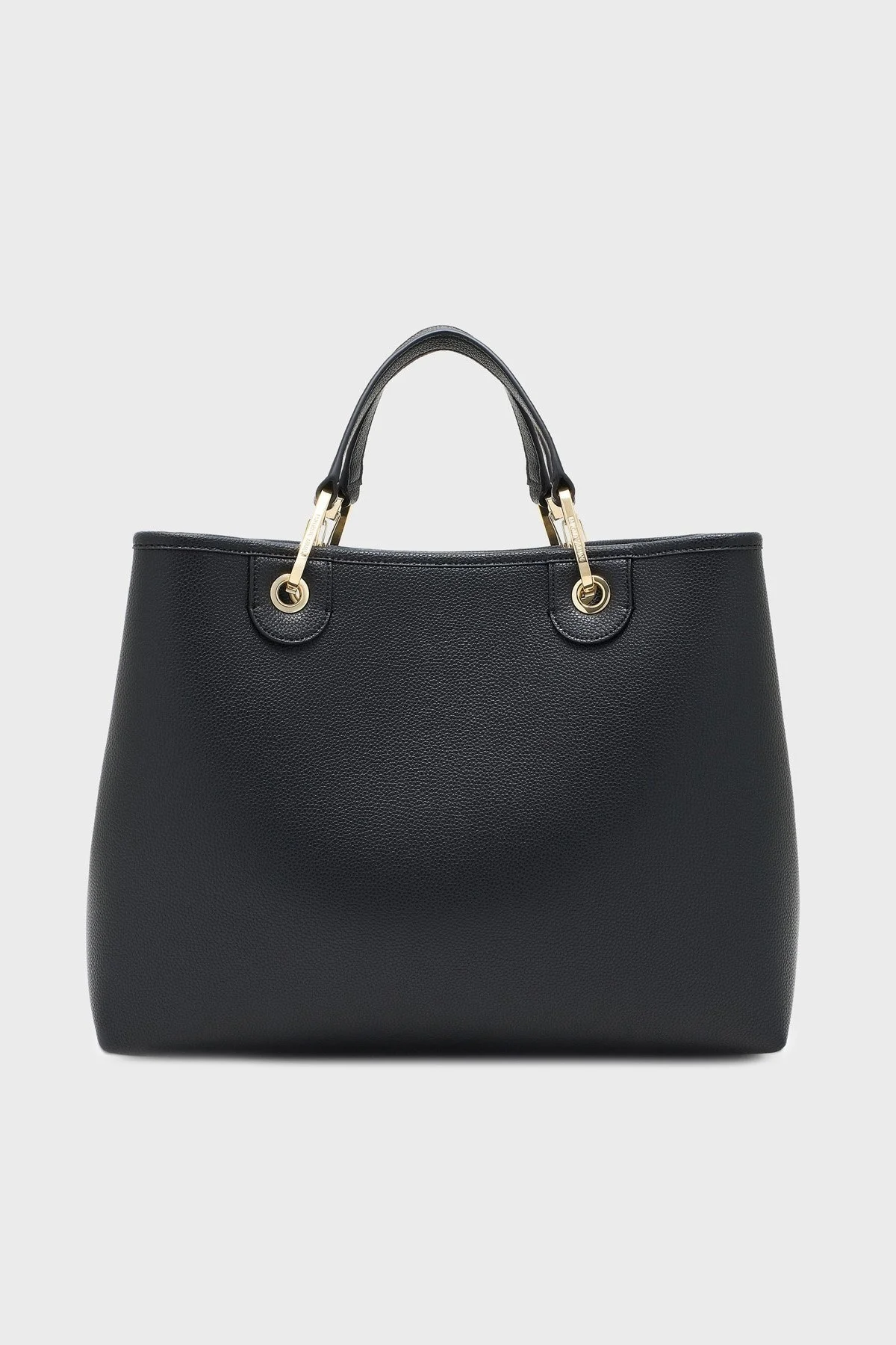 Emporio Armani Logolu Çıkarılabilir Askılı Bayan Çanta EW000360 AF12103 MC032 SİYAH-GÜMÜŞ - 5