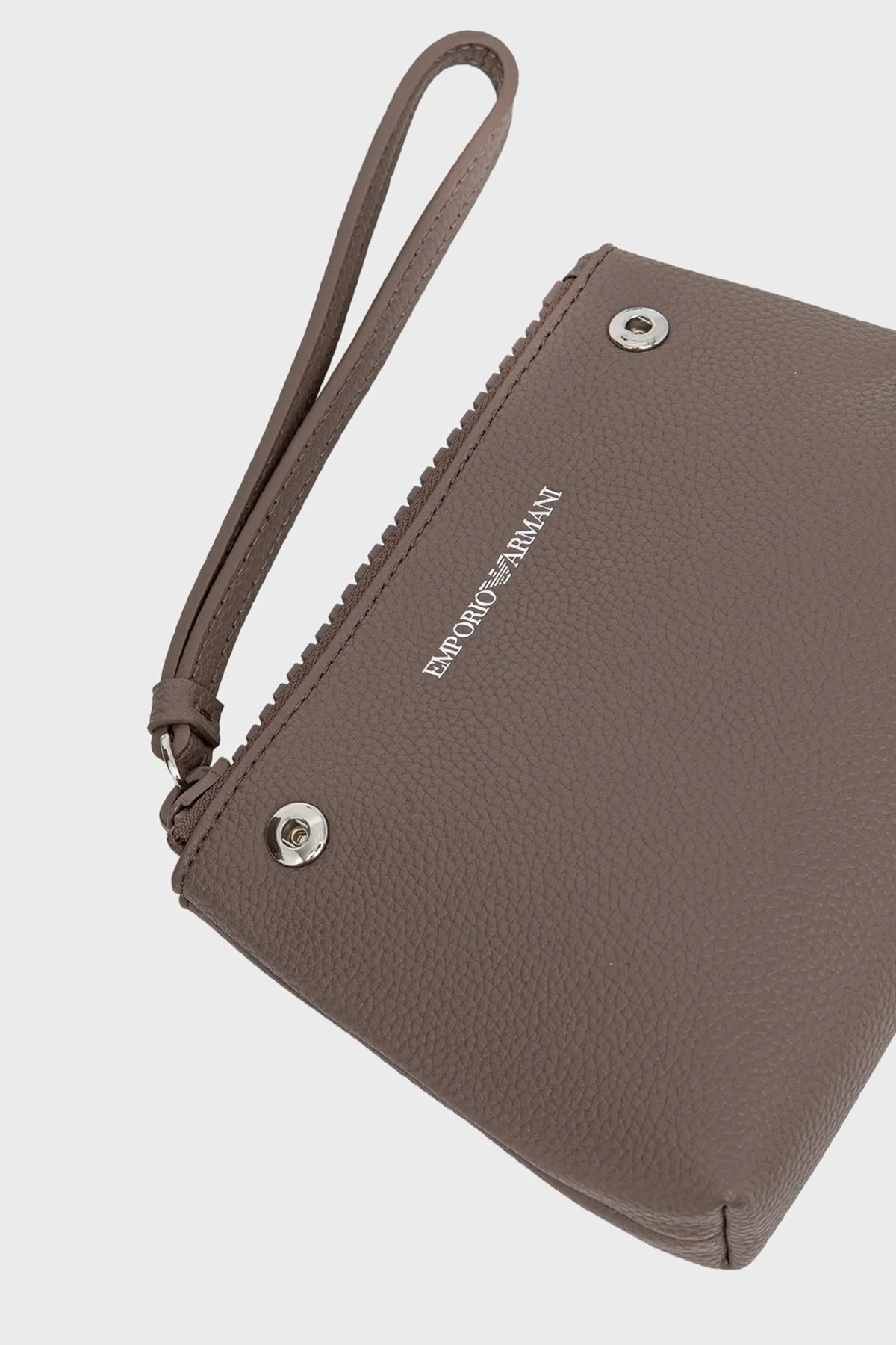 Emporio Armani Logolu Çıkarılabilir Askılı Bayan Çanta EW000361 AF12036 M1057 KAHVE - 4