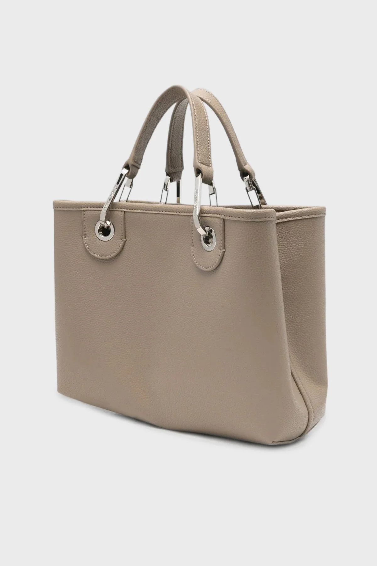Emporio Armani Logolu Çıkarılabilir Askılı Bayan Çanta EW000361 AF12036 M1286 BEJ - 3