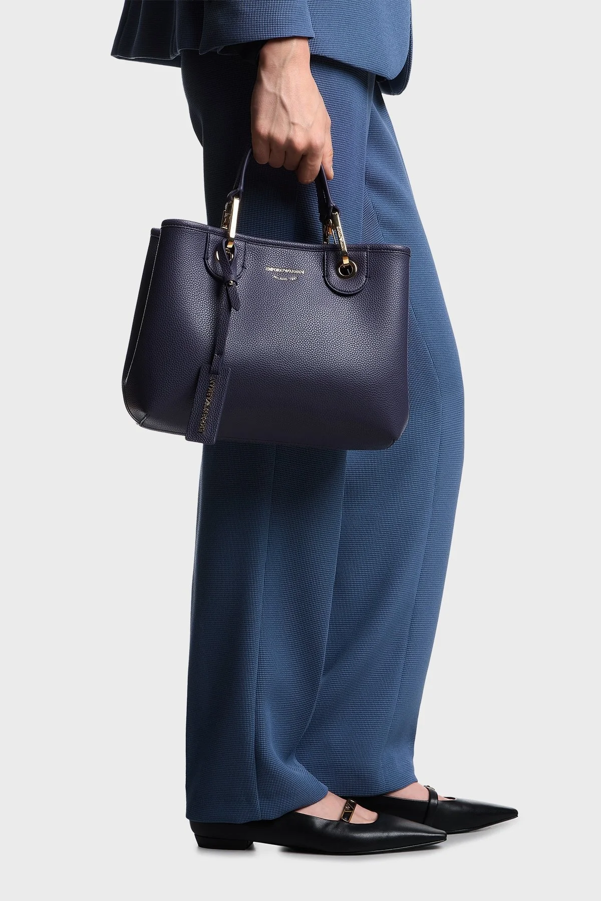 Emporio Armani Logolu Çıkarılabilir Askılı Bayan Çanta EW000361 AF12036 MB346 MOR - 3