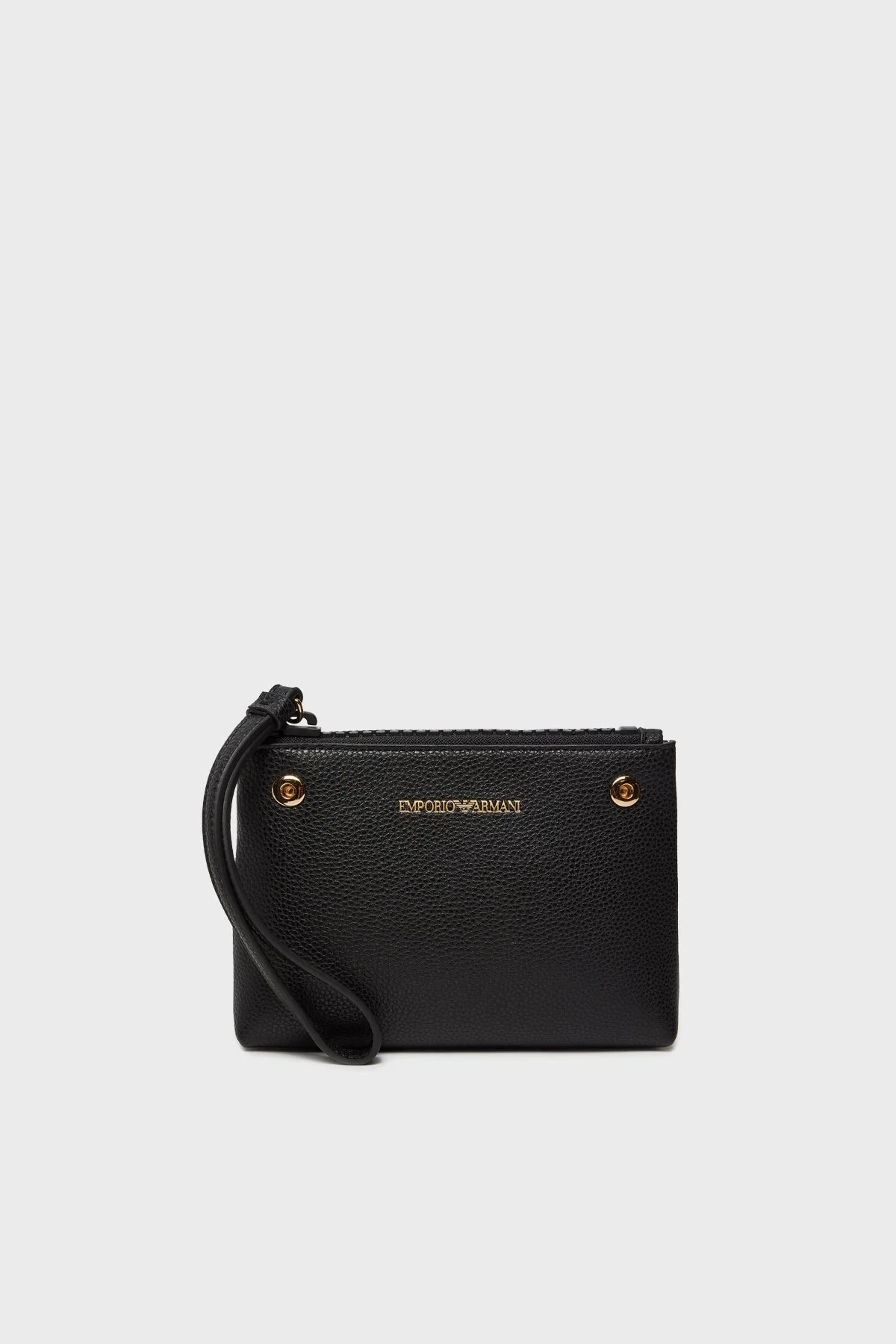Emporio Armani Logolu Çıkarılabilir Askılı Bayan Çanta EW000361 AF12103 MC032 SİYAH-GÜMÜŞ - 3