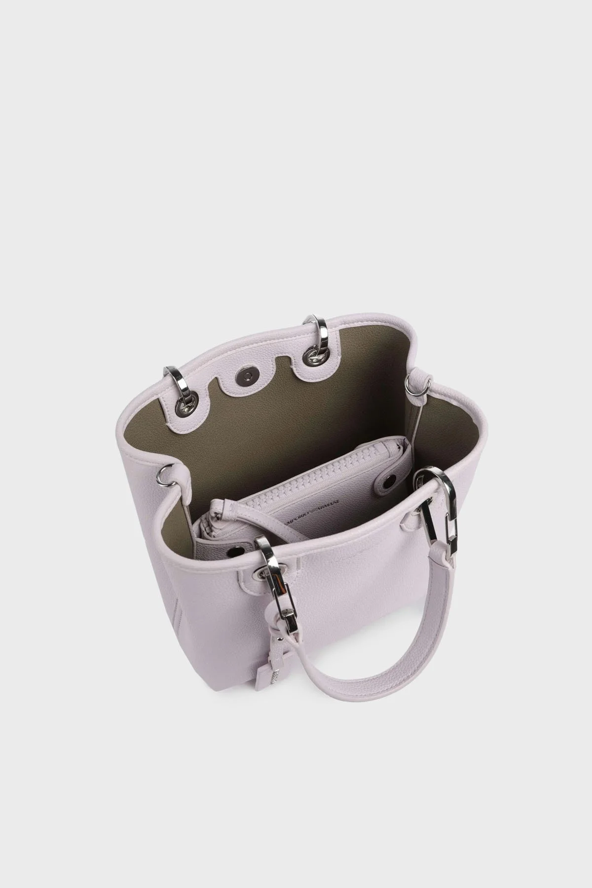 Emporio Armani Logolu Çıkarılabilir Askılı Bayan Çanta EW000362 AF12036 M4033 AÇIK PEMBE - 10