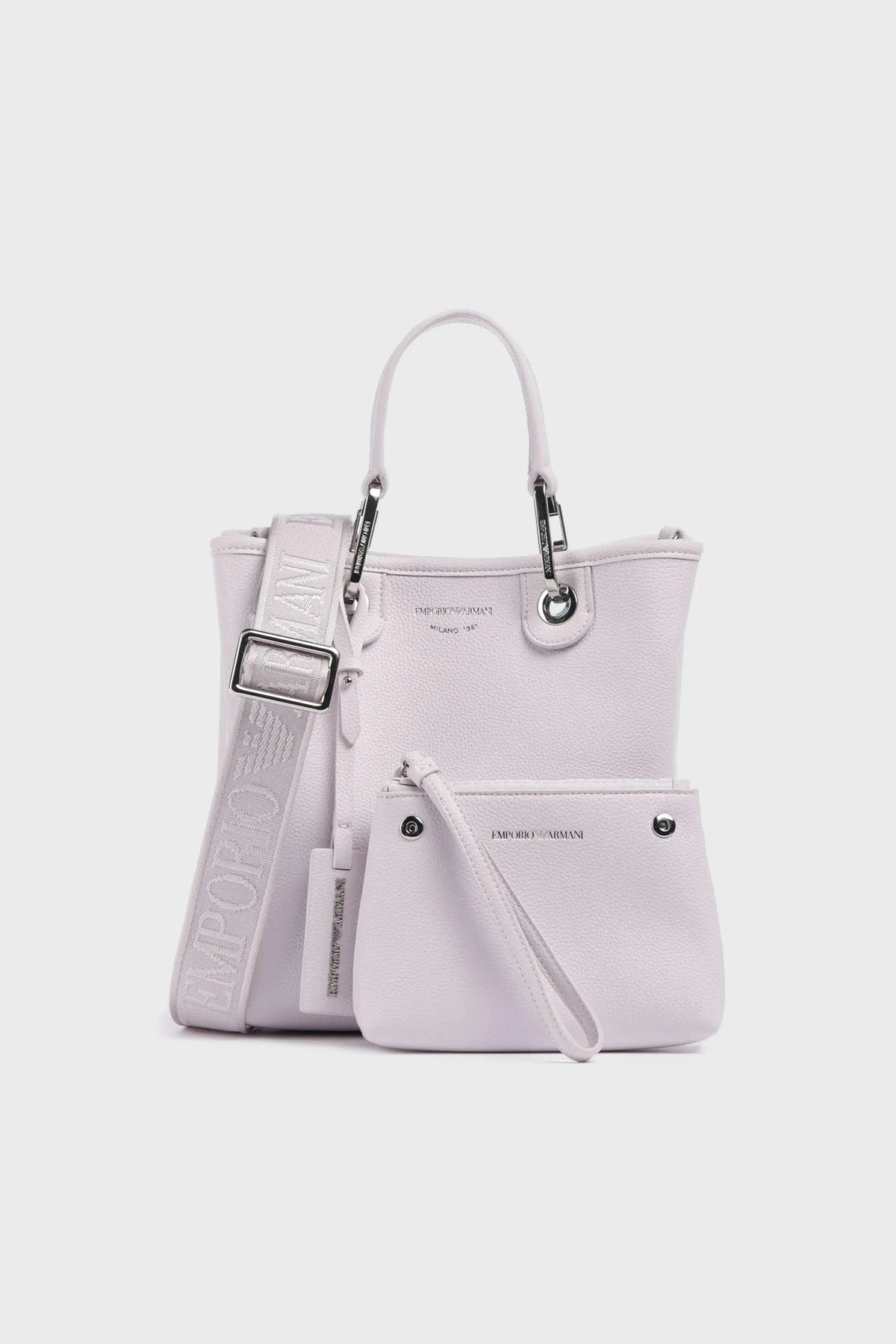 Emporio Armani Logolu Çıkarılabilir Askılı Kadın Çanta EW000362 AF12036 M4033 AÇIK PEMBE - 2