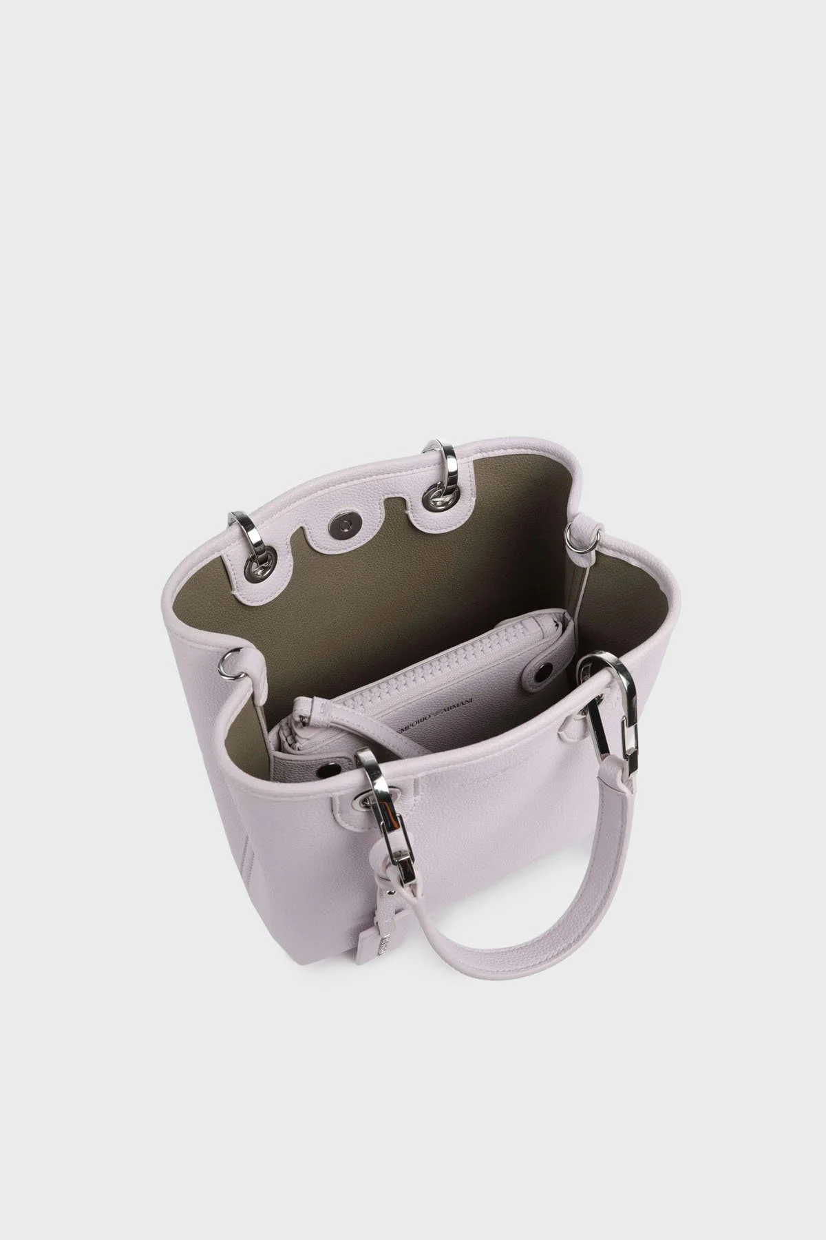 Emporio Armani Logolu Çıkarılabilir Askılı Kadın Çanta EW000362 AF12036 M4033 AÇIK PEMBE - 4
