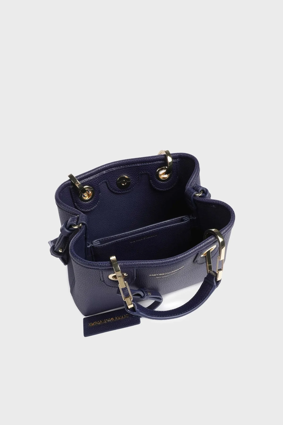 Emporio Armani Logolu Çıkarılabilir Askılı Bayan Çanta EW000382 AF12036 MB346 MOR - 5