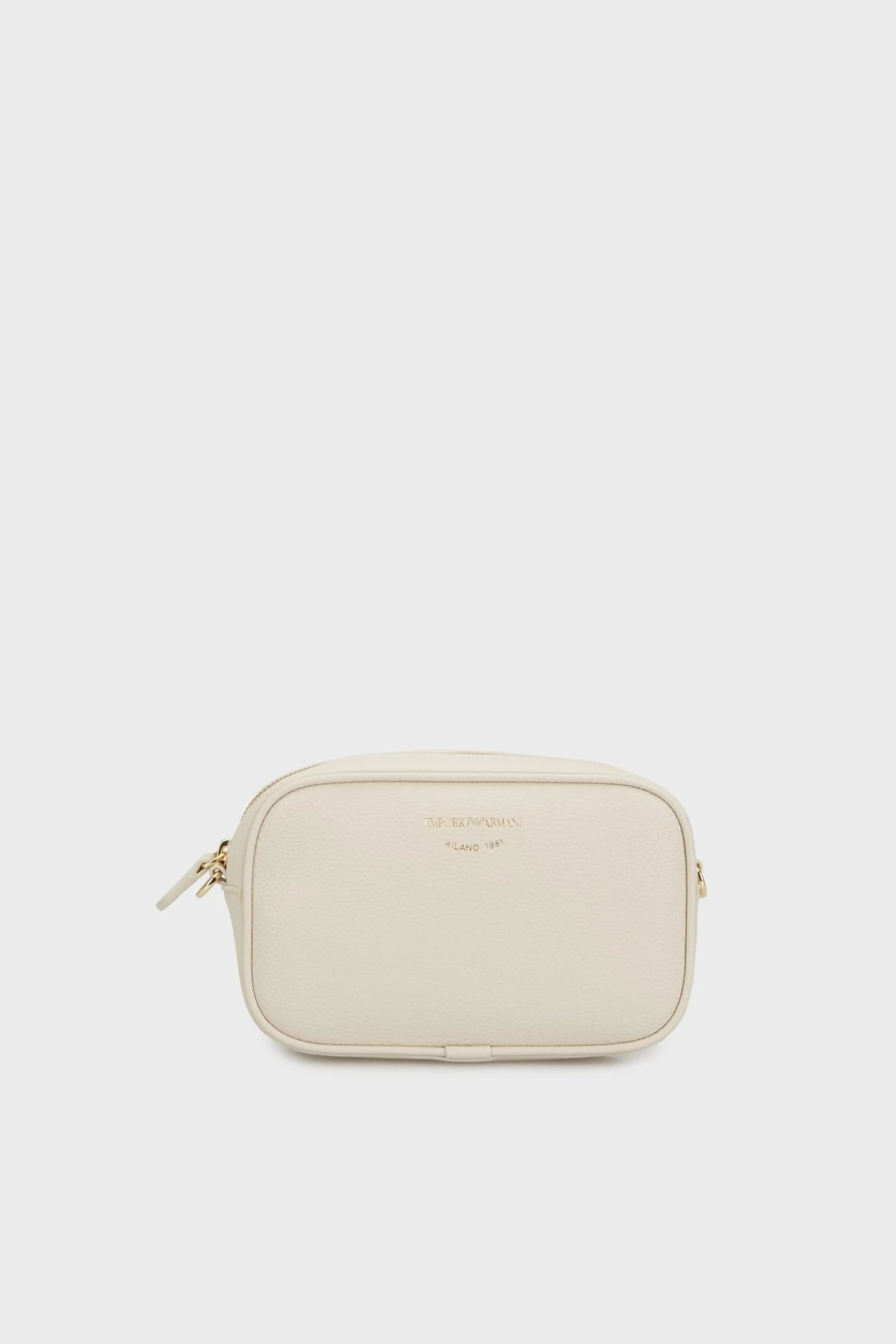 Emporio Armani Logolu Çıkarılabilir Askılı Bayan Çanta EW000537 AF12036 M1051 KREM - 1