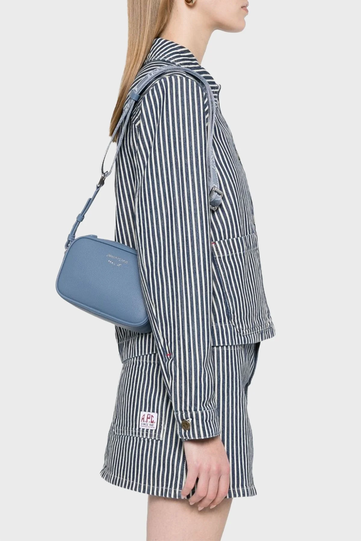 Emporio Armani Logolu Çıkarılabilir Askılı Bayan Çanta EW000537 AF12036 M8128 MAVİ - 2