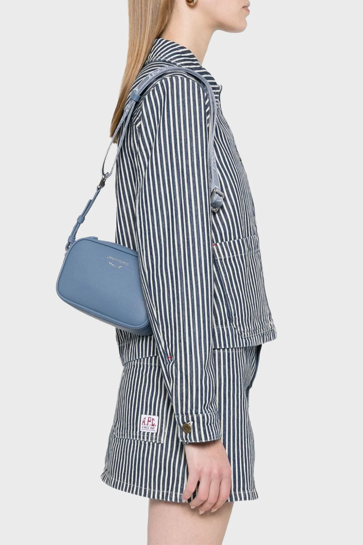 Emporio Armani Logolu Çıkarılabilir Askılı Kadın Çanta EW000537 AF12036 M8128 MAVİ - 2
