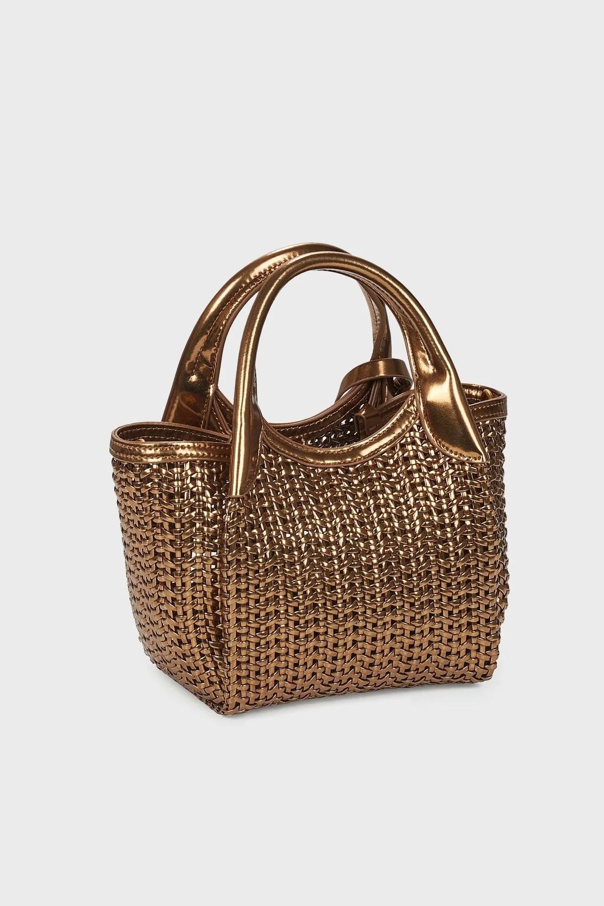 Emporio Armani Logolu Çıkarılabilir Askılı Bayan Çanta EW001011 AF15441 U6165 BRONZ - 2