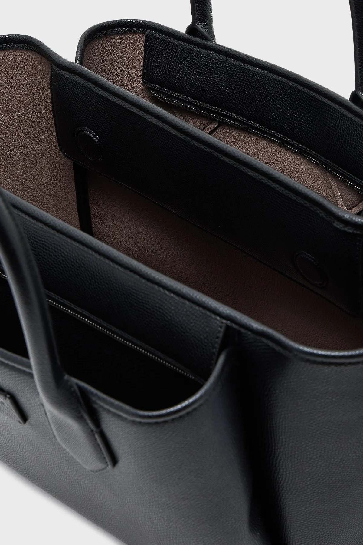 Emporio Armani Logolu Çıkarılabilir Askılı Bayan Çanta EW00232 9AF17799 MC149 SİYAH - 6