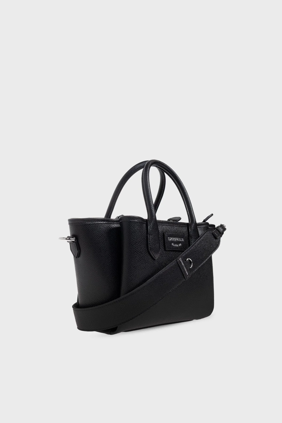 Emporio Armani Logolu Çıkarılabilir Askılı Bayan Çanta EW002328 AF17799 MC149 SİYAH - 4