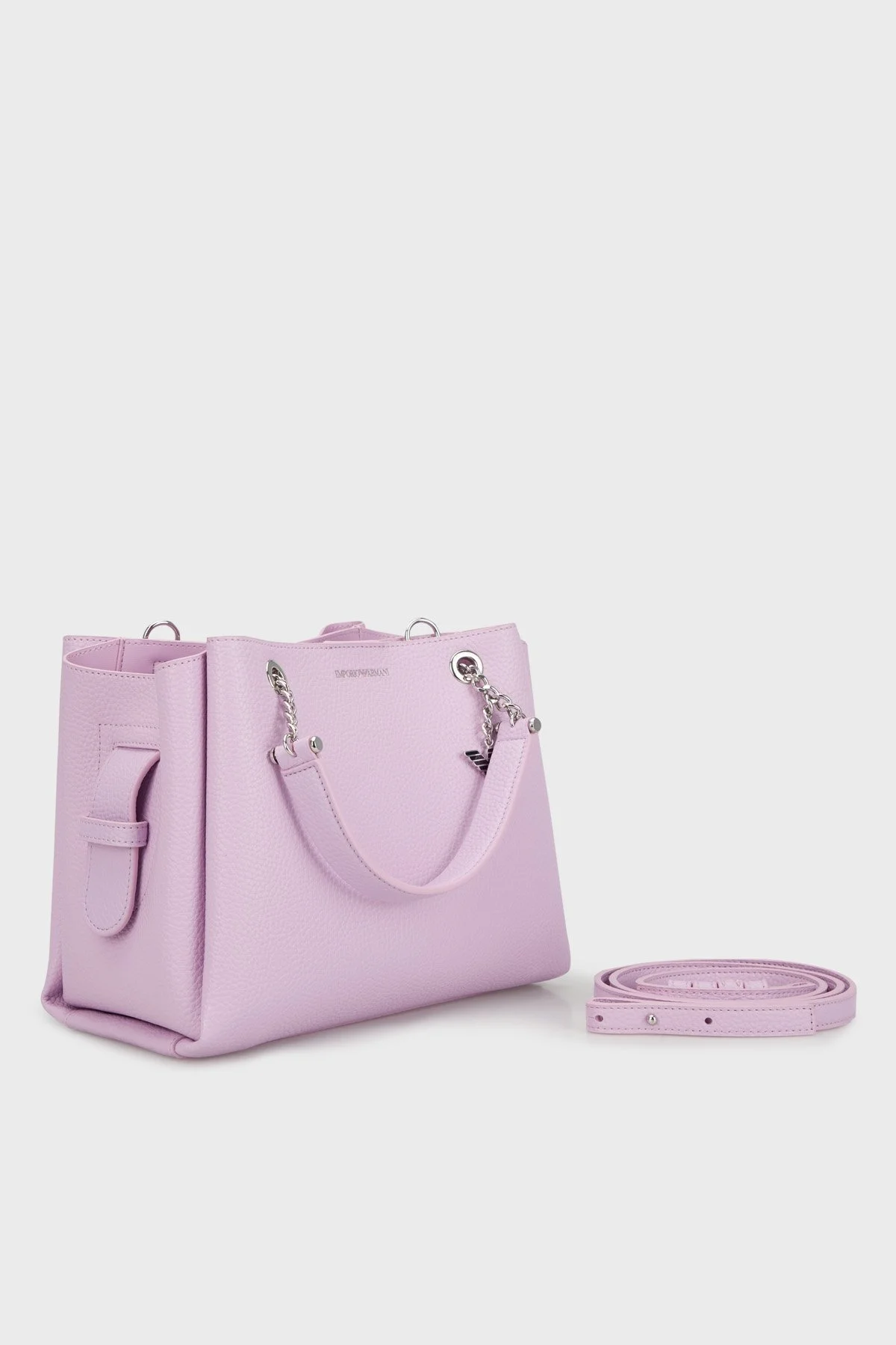 Emporio Armani Logolu Çıkarılabilir Askılı Bayan Çanta Y3D159 YFN6E M4035 PEMBE - 5