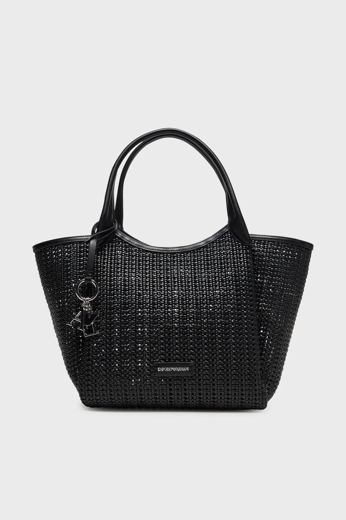 Emporio Armani Logolu Çıkarılabilir Askılı Büyük Bayan Çanta EW001009 AF14309 UC001 SİYAH - 6
