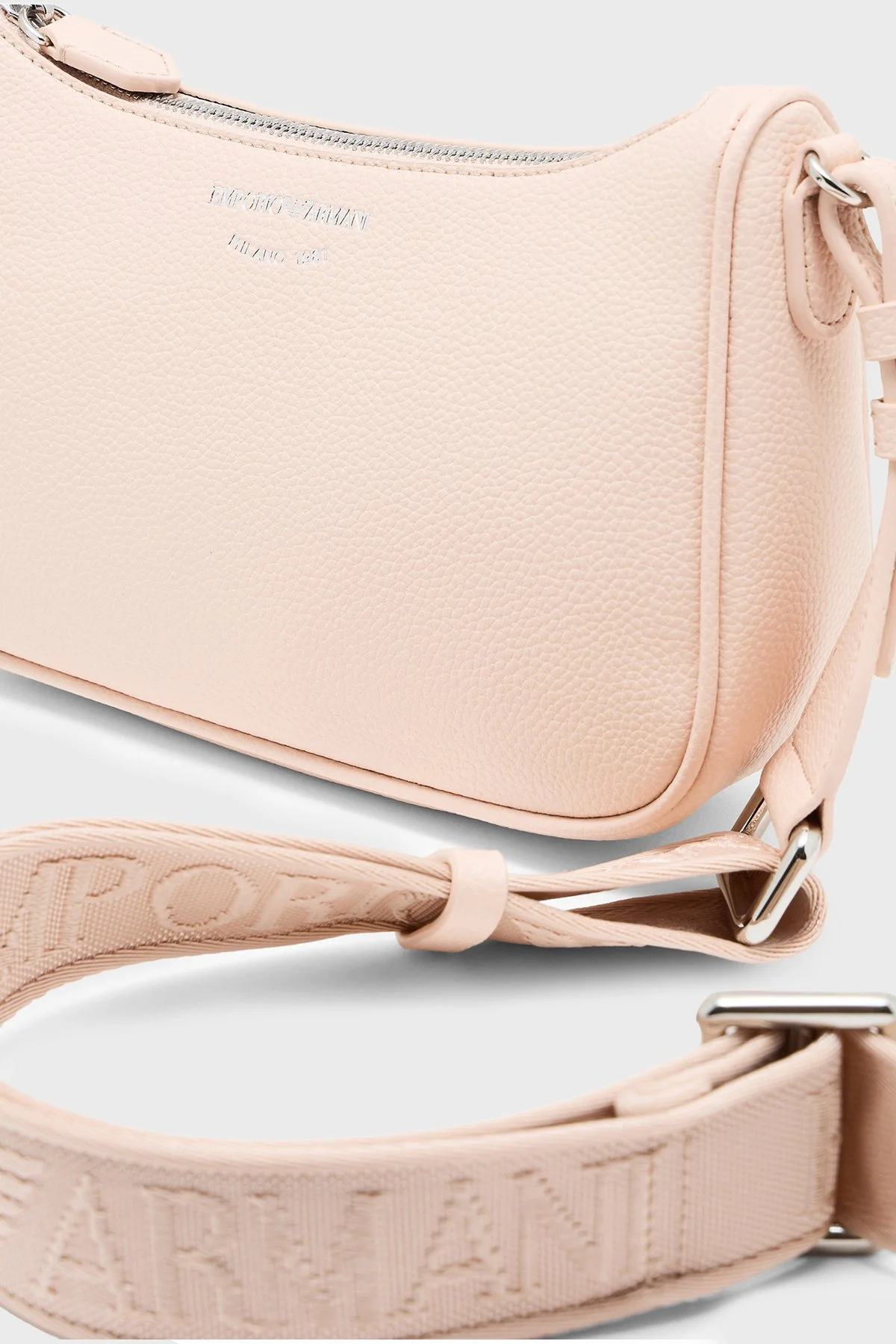Emporio Armani Logolu Çıkarılabilir Askılı Kadın Çanta EW000539 AF12036 M1332 PUDRA - 5