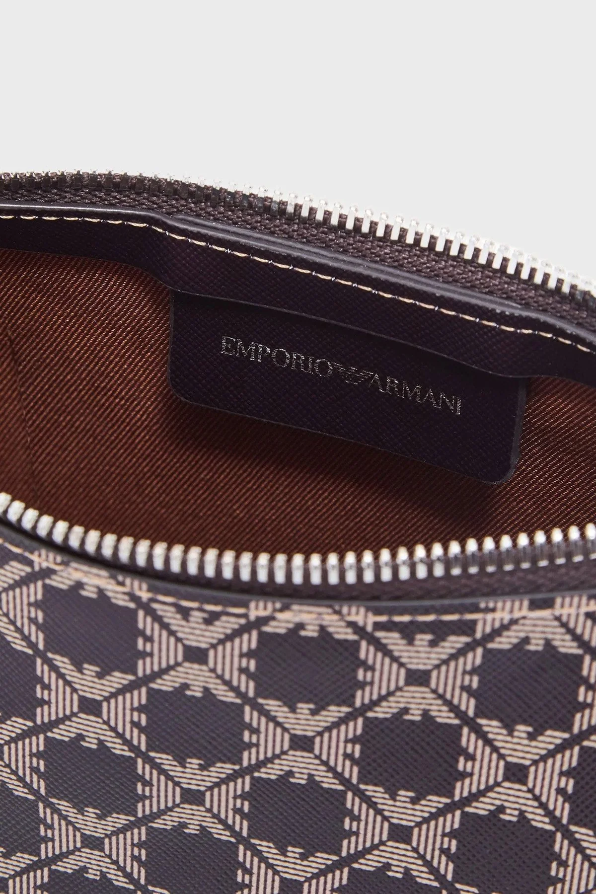 Emporio Armani Logolu Çıkarılabilir Askılı Kadın Çanta EW001892 AF25820 F6226 KAHVE - 4