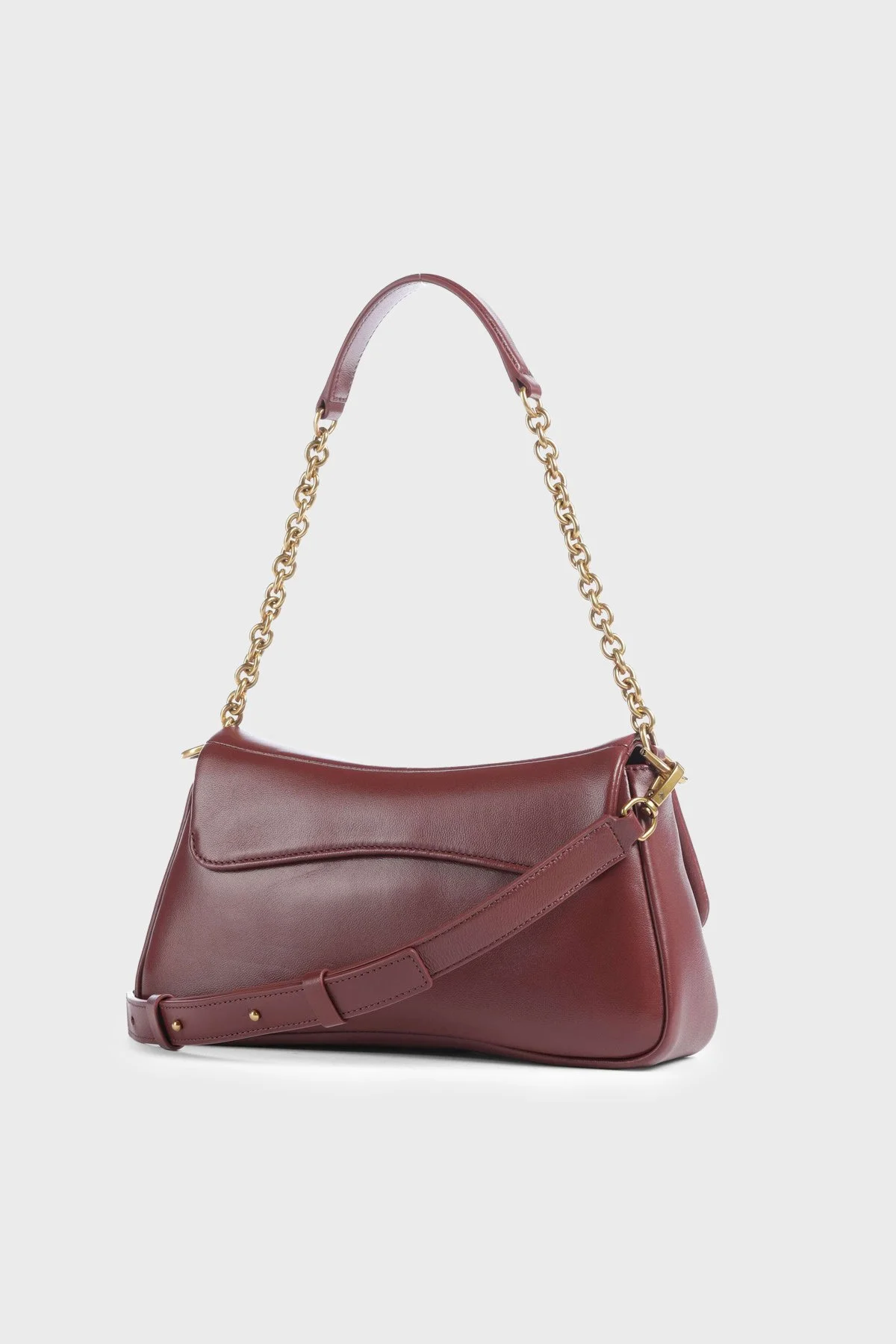 Emporio Armani Logolu Çıkarılabilir Askılı Kadın Çanta EW002644 AF32959 U6002 Bordo - 3