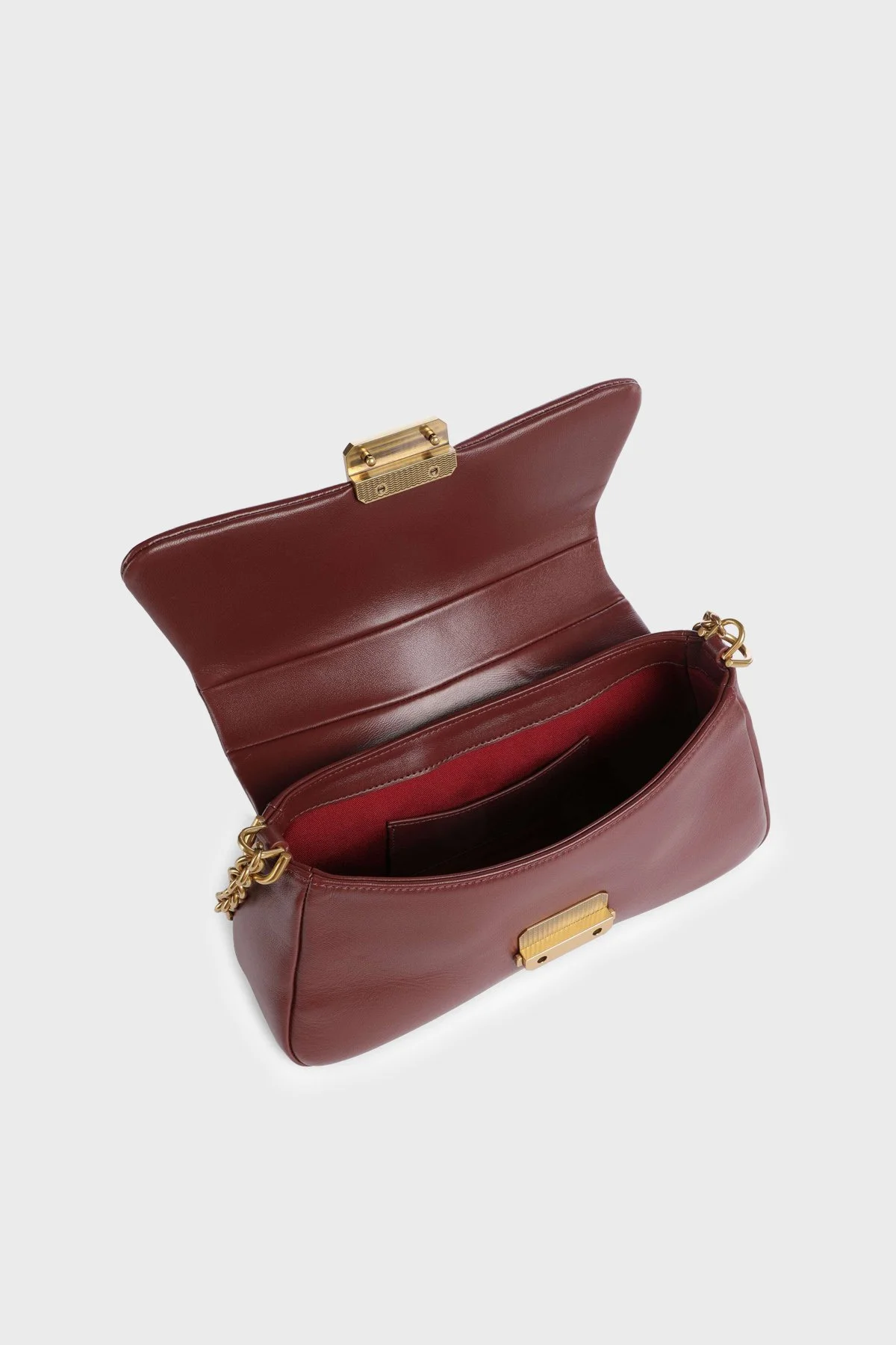 Emporio Armani Logolu Çıkarılabilir Askılı Kadın Çanta EW002644 AF32959 U6002 Bordo - 6