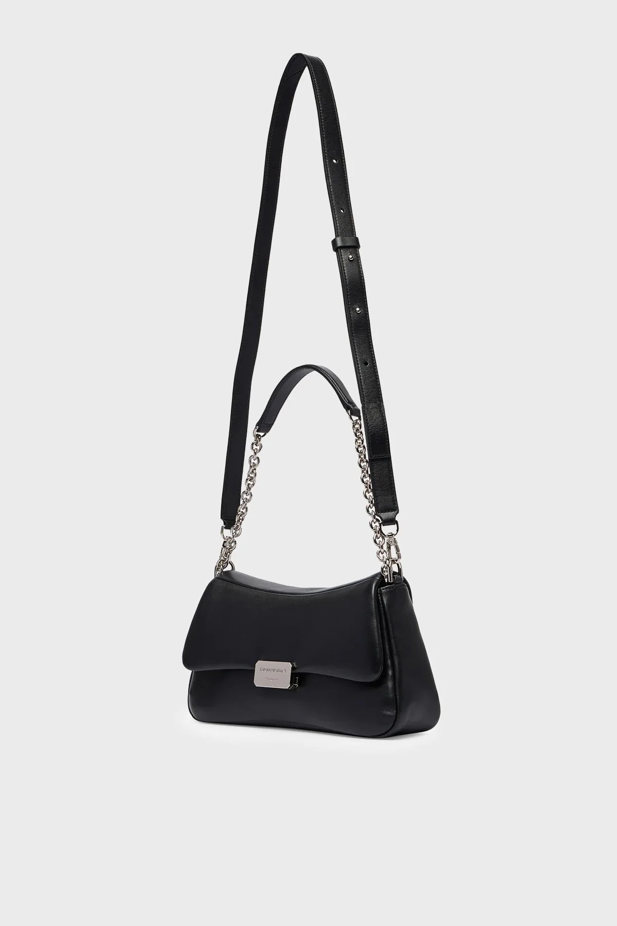 Emporio Armani Logolu Çıkarılabilir Askılı Kadın Çanta EW002644 AF32959 UC001 Siyah - 6
