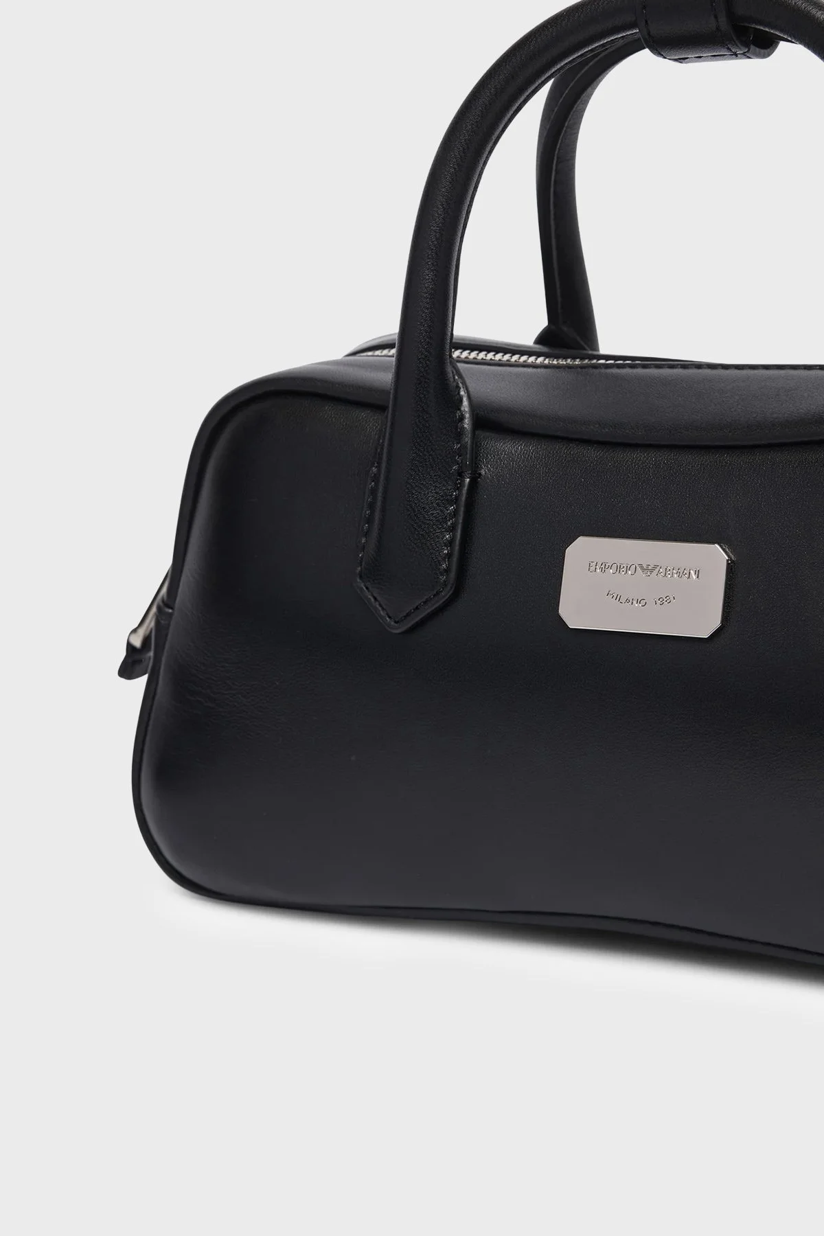 Emporio Armani Logolu Çıkarılabilir Askılı Kadın Çanta EW003824 AF32959 UC001 Siyah - 6