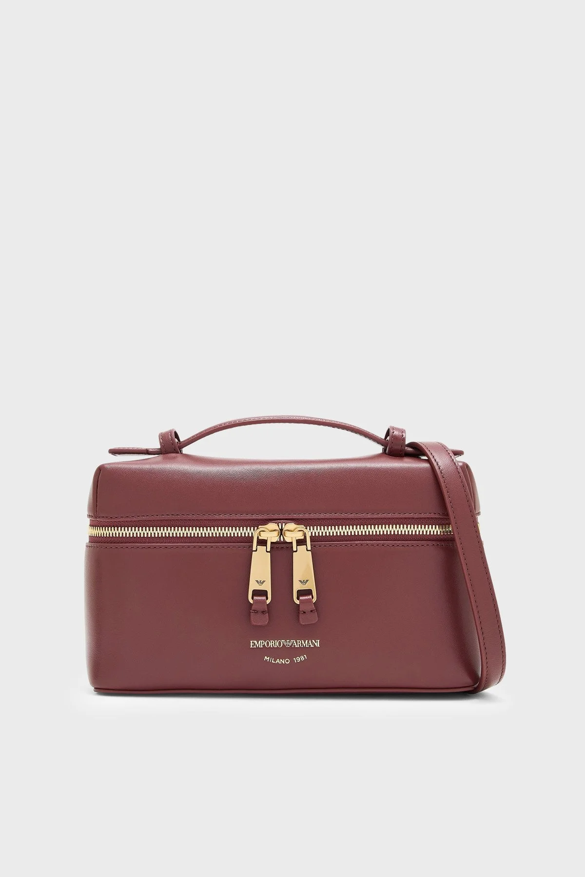 Emporio Armani Logolu Çıkarılabilir Askılı Kadın Çanta EW004564 AF32959 U6002 Bordo - 1