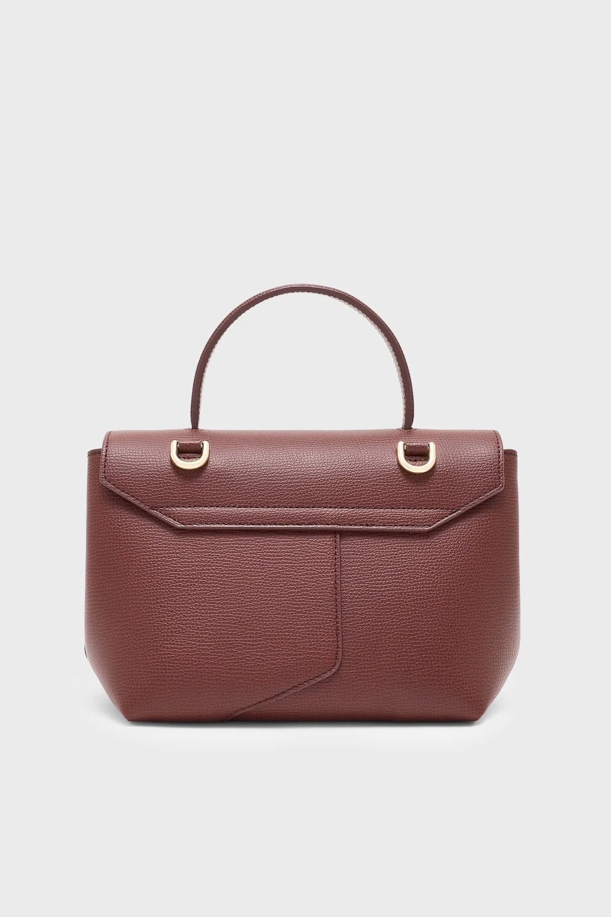 Emporio Armani Logolu Çıkarılabilir Askılı Kadın Çanta EW005672 AF29459 U6017 Bordo - 4